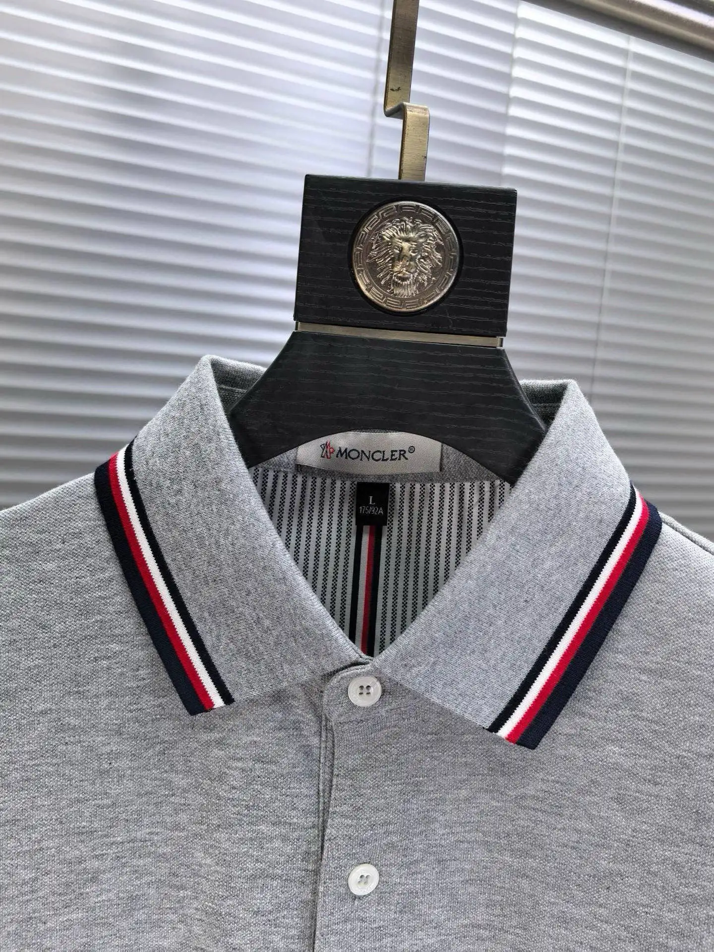Logo-Patch Cotton-Blend Polo Shirt D17014491 — view 4