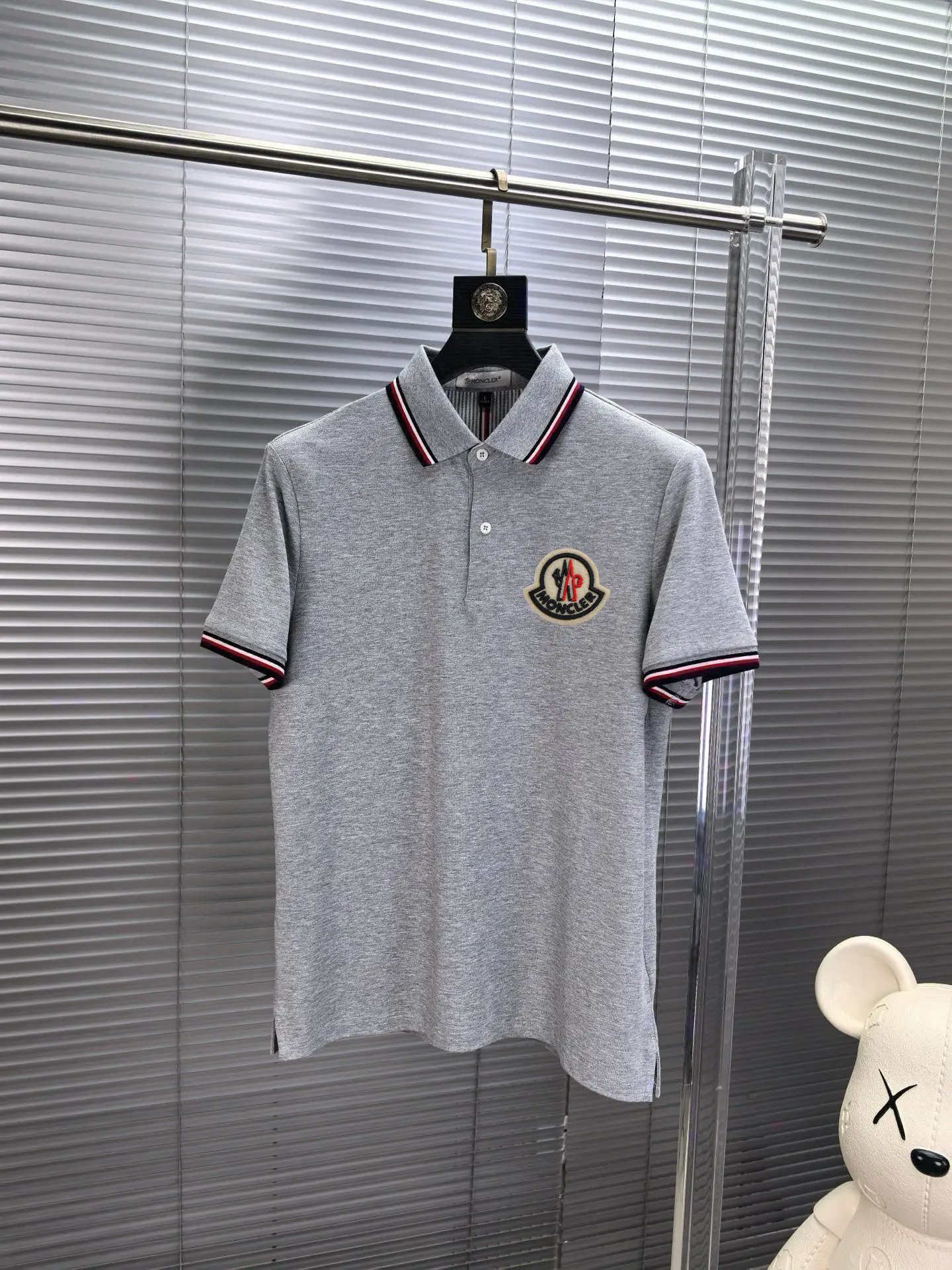 Logo-Patch Cotton-Blend Polo Shirt D17014473