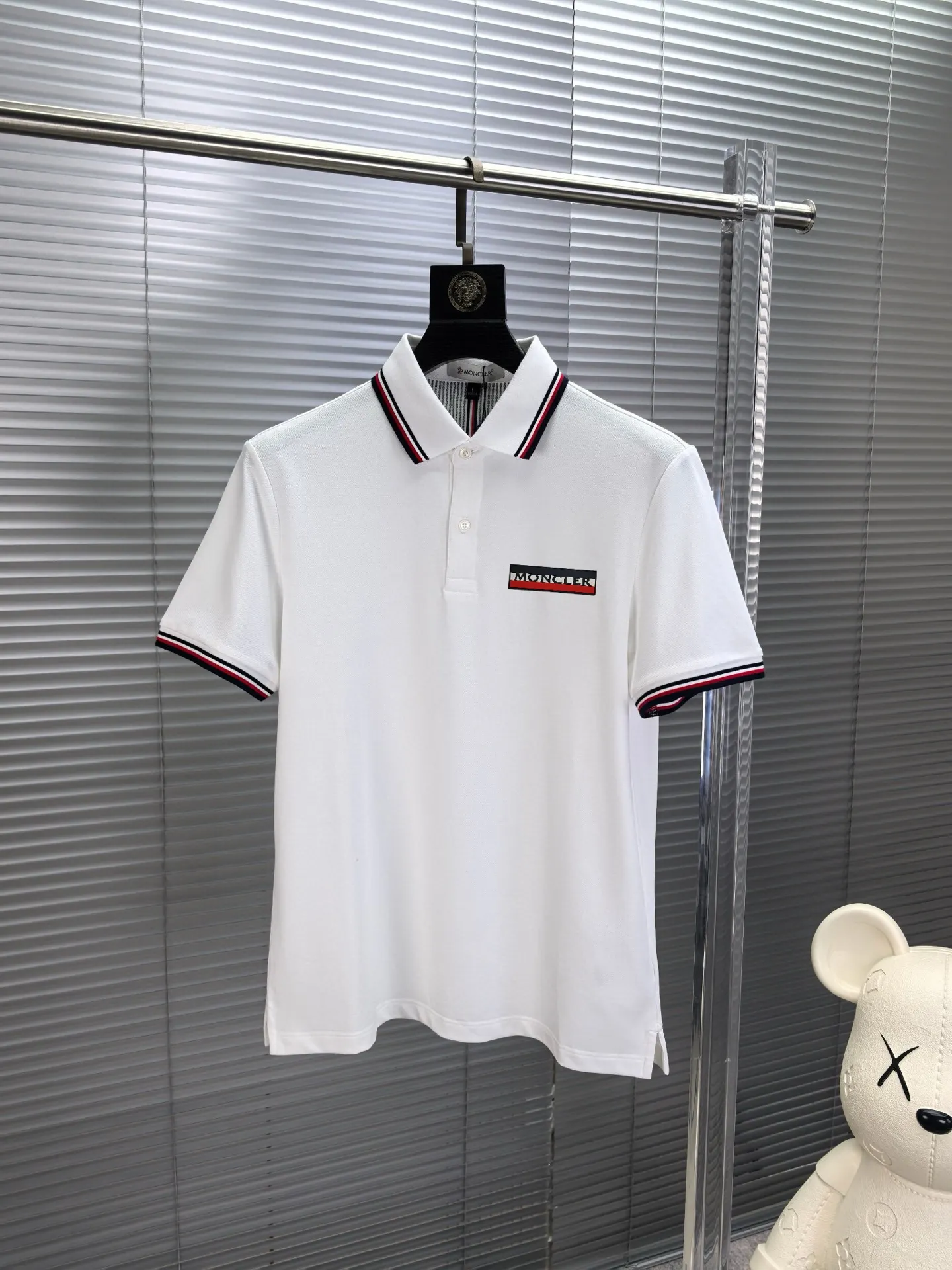 Logo-Patch Cotton-Blend Piqué Polo Shirt D17014489