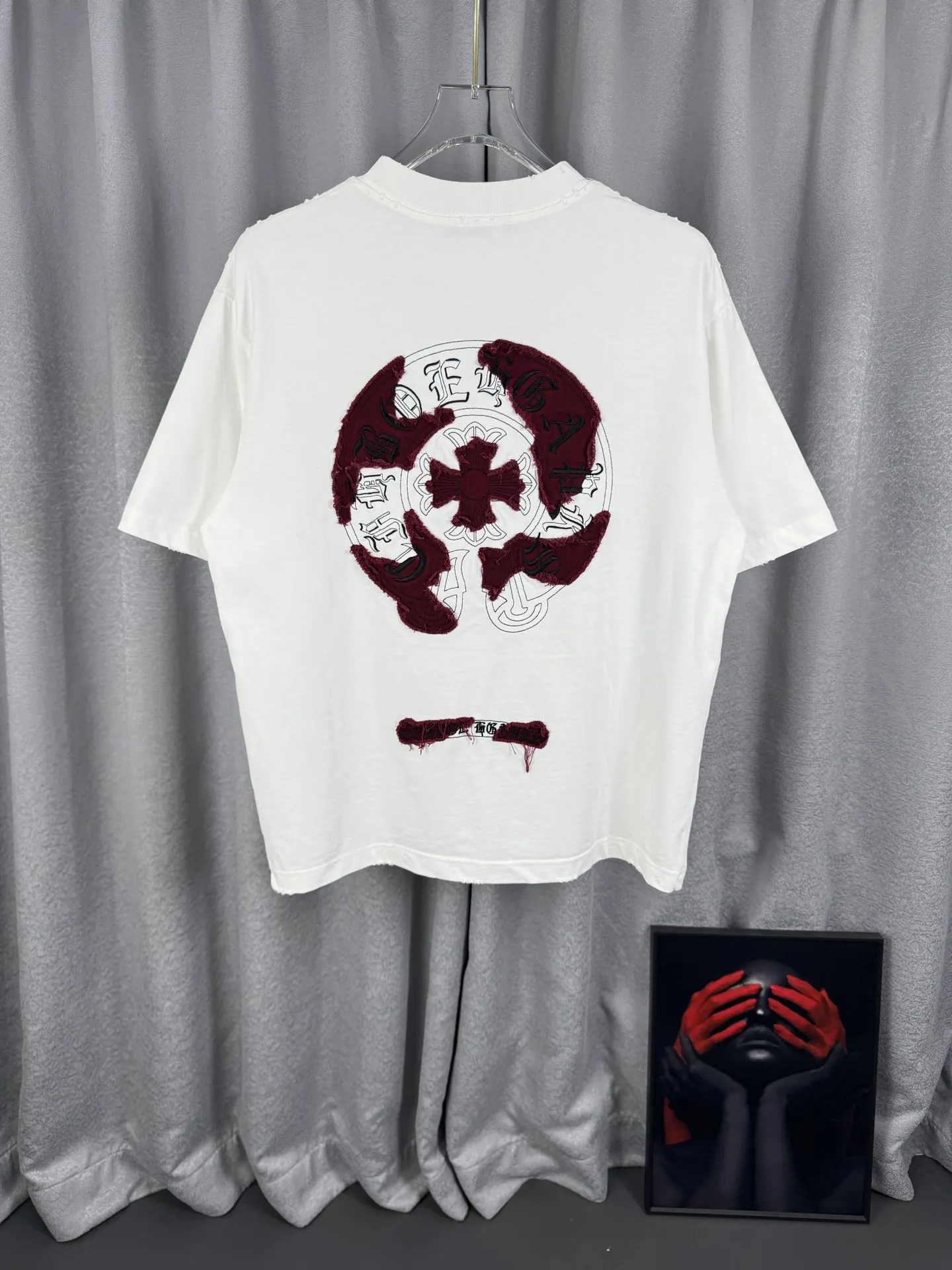 Chrome Hearts Acid-Wash Embroidered T-Shirt D17019556 — view 3
