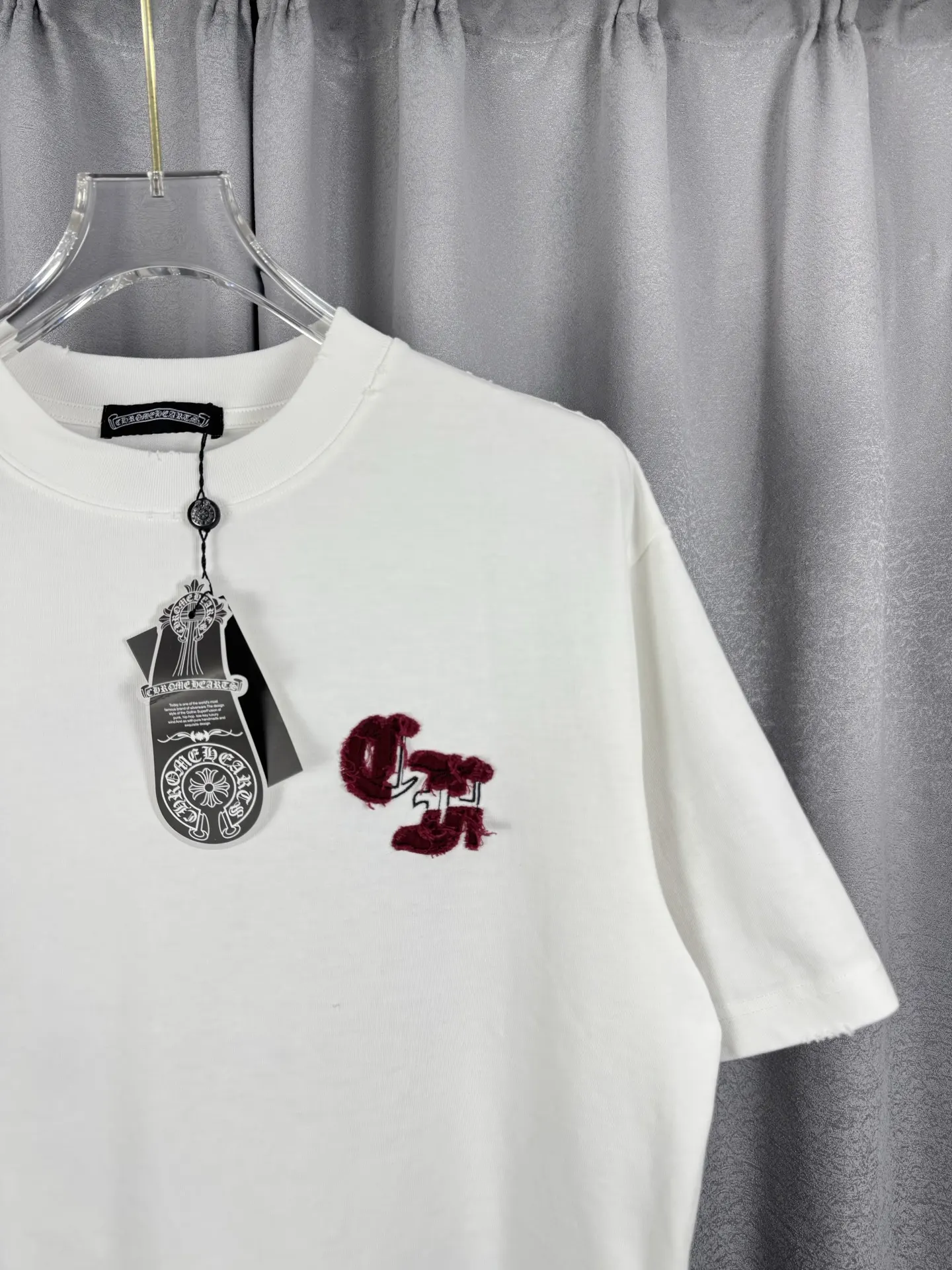 Chrome Hearts Acid-Wash Embroidered T-Shirt D17019556 — view 4