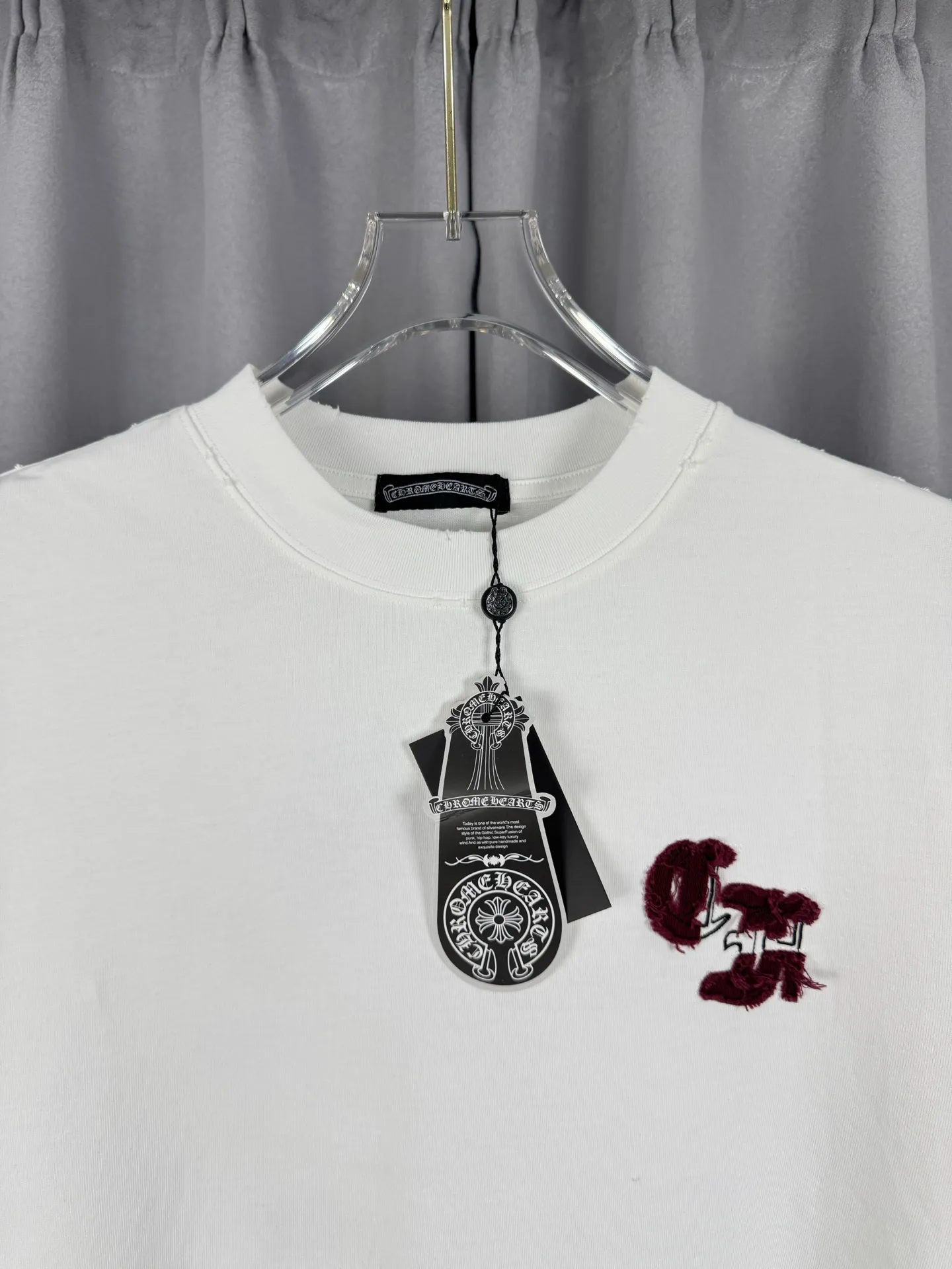 Chrome Hearts Acid-Wash Embroidered T-Shirt D17019556 — view 5