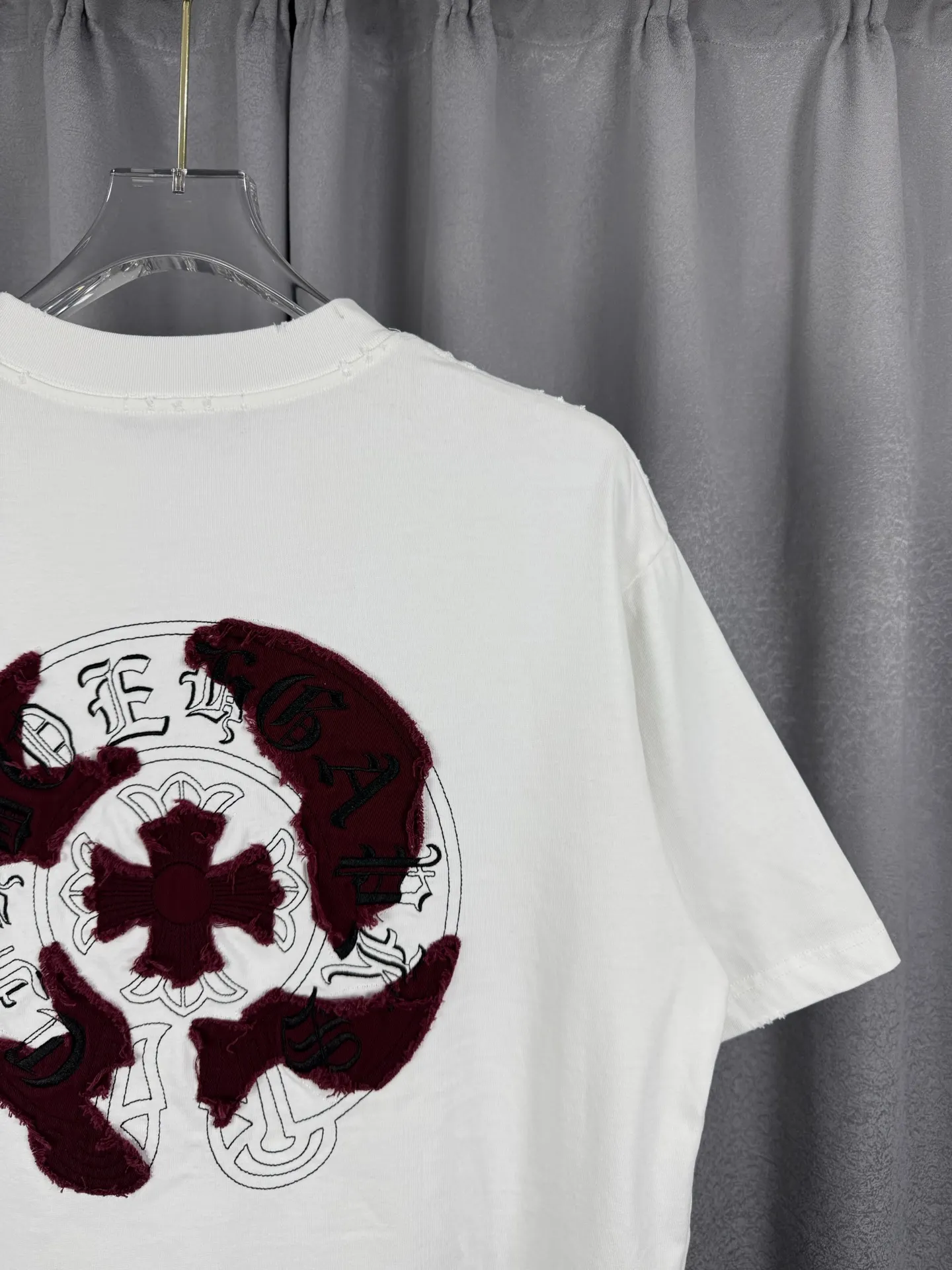 Chrome Hearts Acid-Wash Embroidered T-Shirt D17019556 — view 7