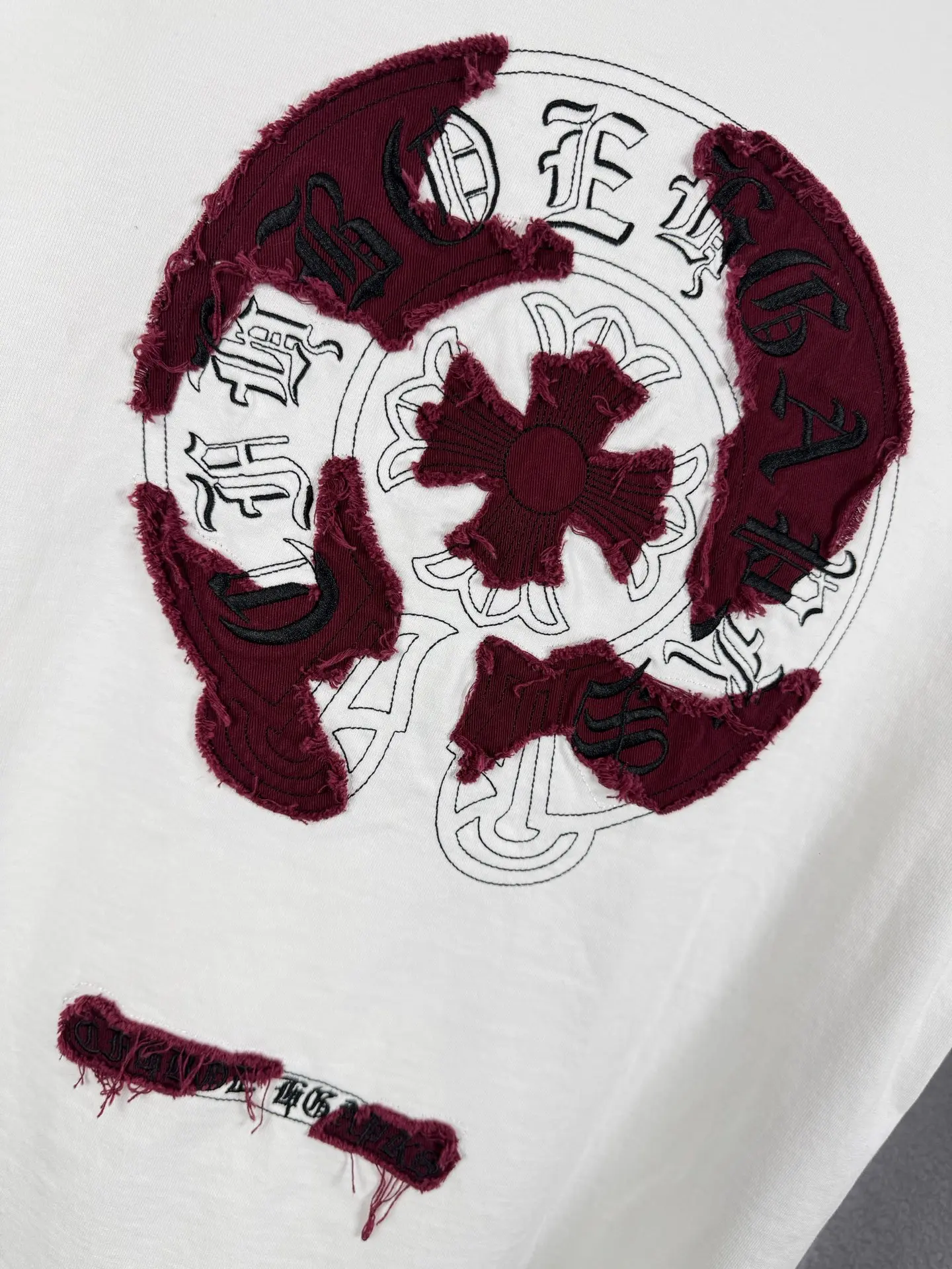 Chrome Hearts Acid-Wash Embroidered T-Shirt D17019556 — view 8