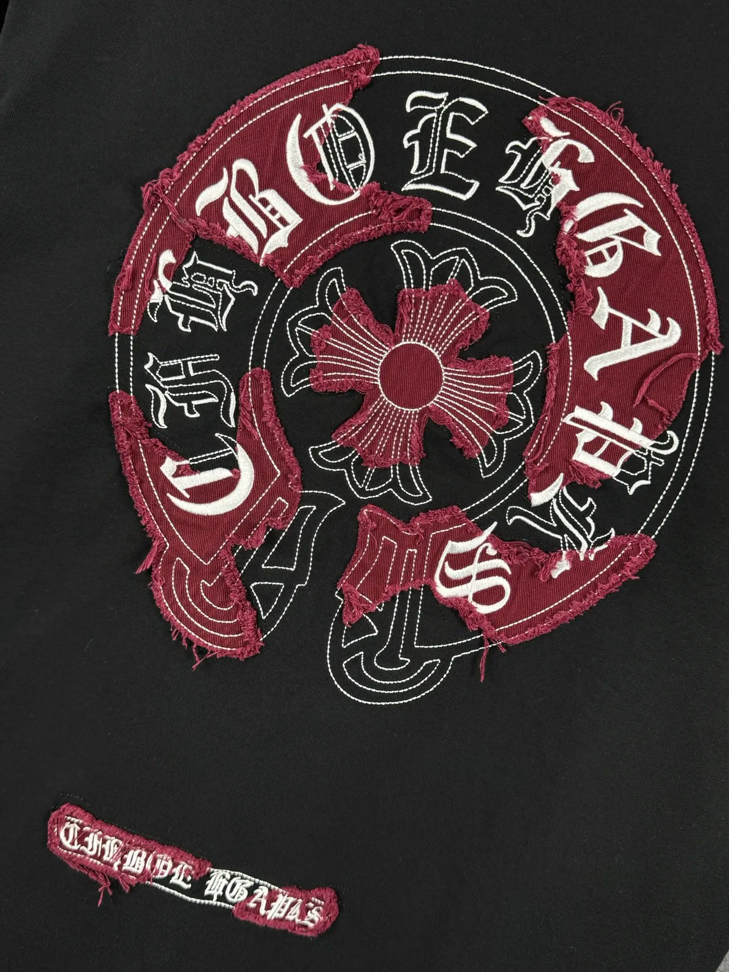 Acid-Wash Embroidered Cotton T-Shirt D17019555 — view 9
