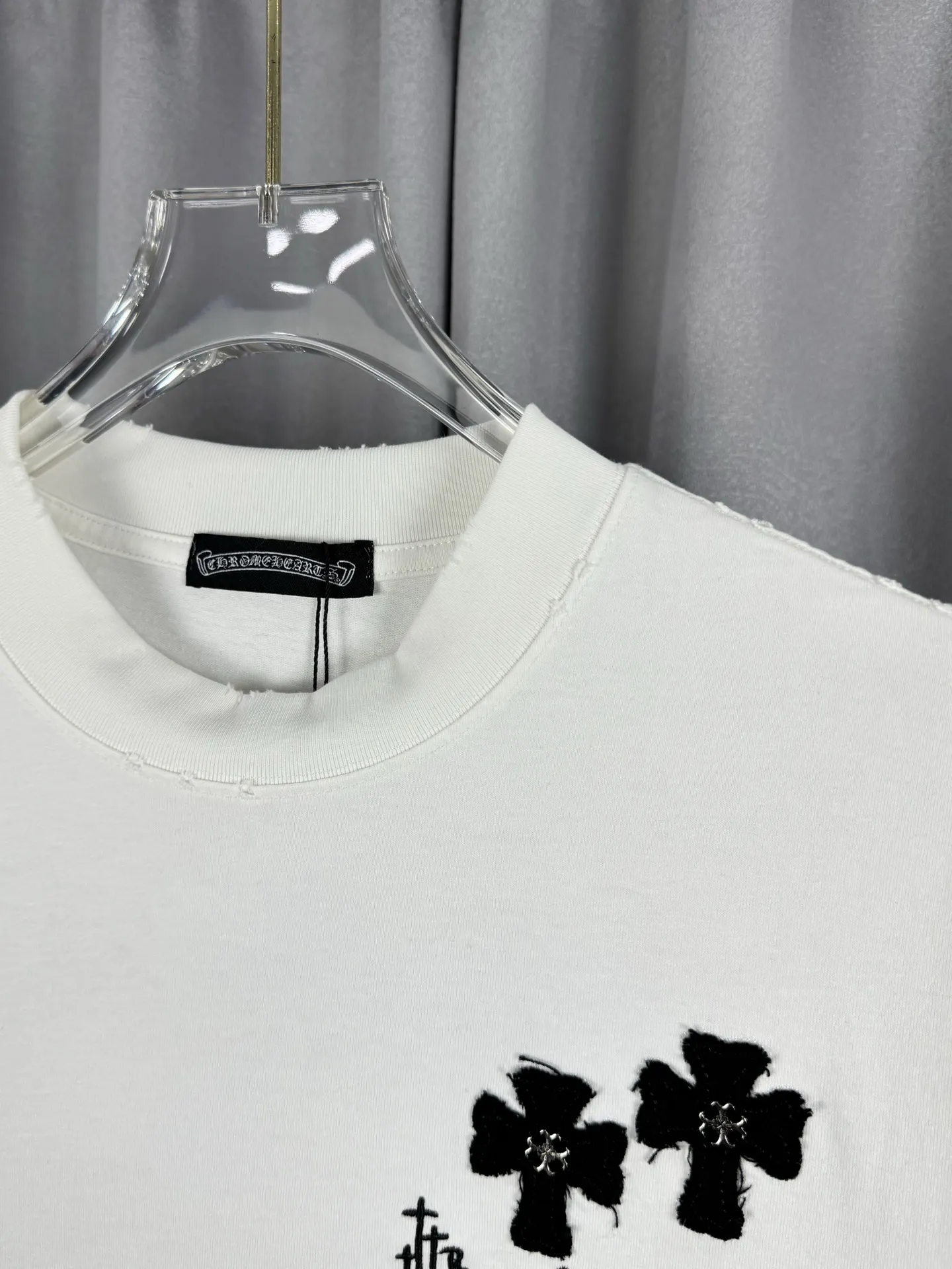 Chrome Hearts Acid-Wash Embroidered T-Shirt D17019551 — view 6