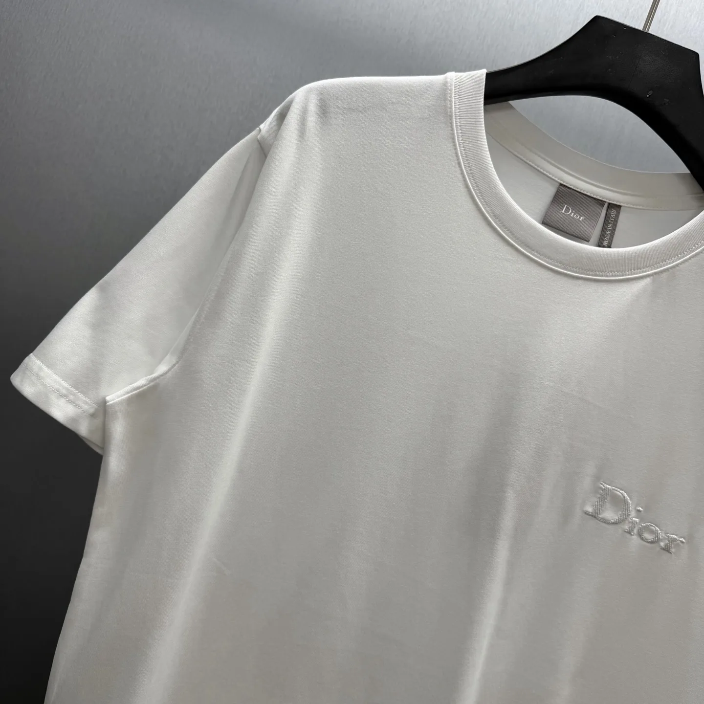 Logo-Embroidered Cotton-Jersey T-Shirt D17014577 — view 2