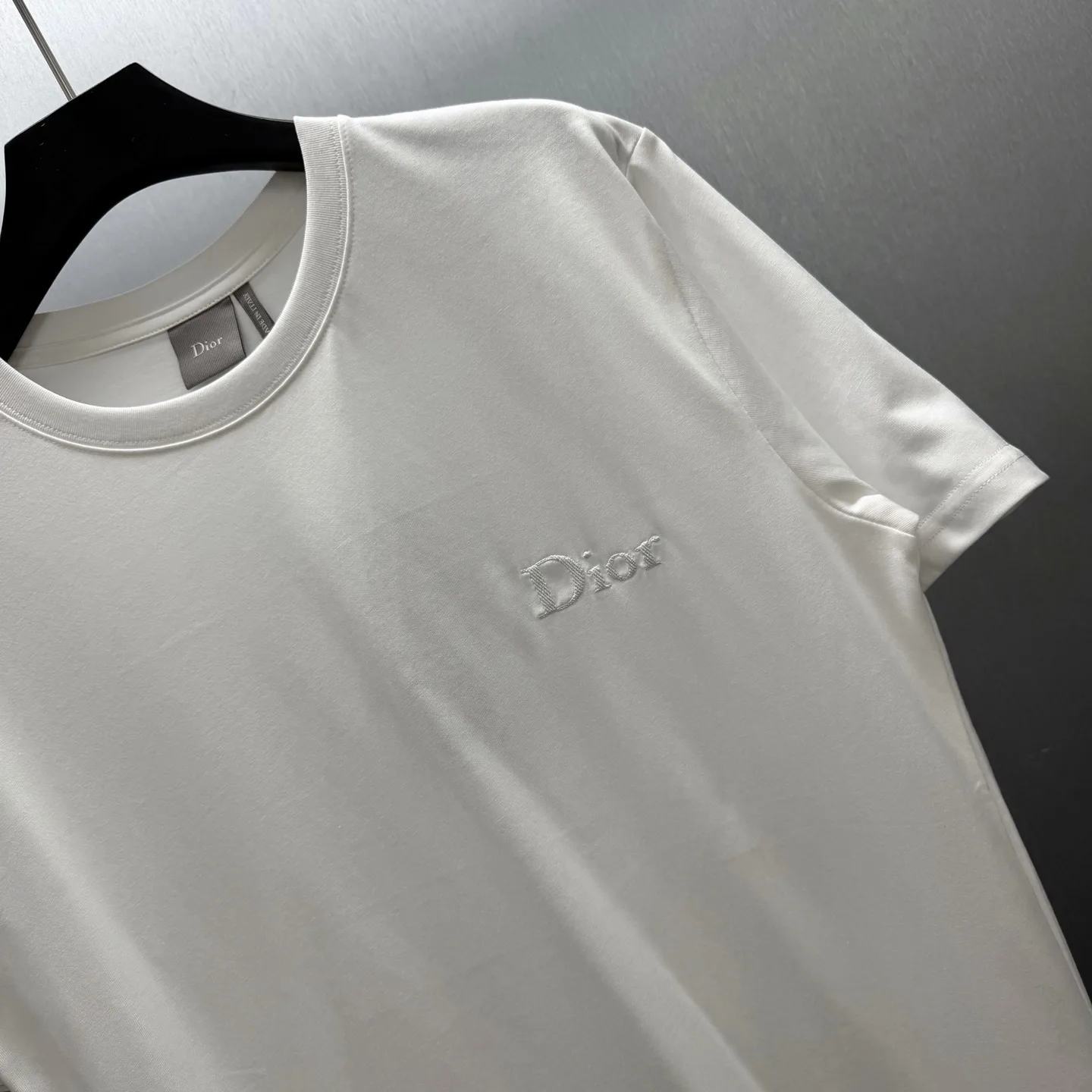 Logo-Embroidered Cotton-Jersey T-Shirt D17014577 — view 3