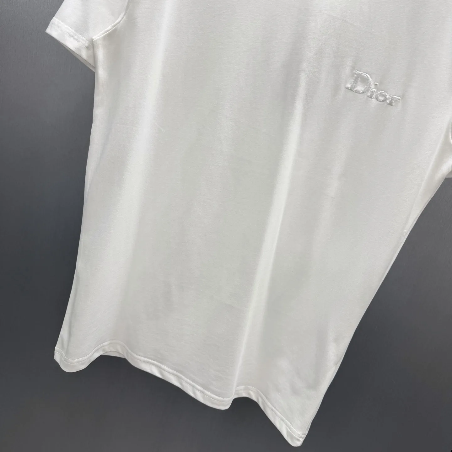 Logo-Embroidered Cotton-Jersey T-Shirt D17014577 — view 5