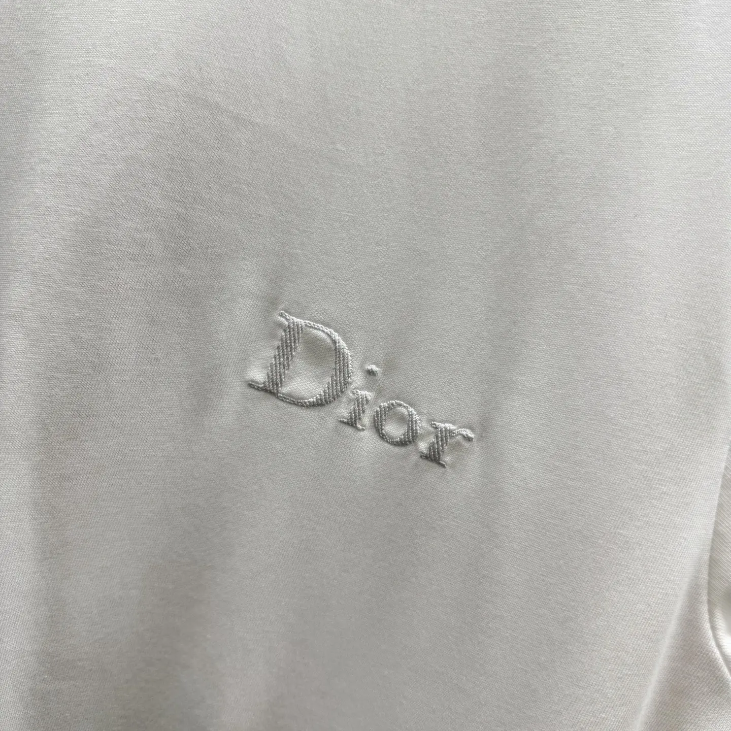 Logo-Embroidered Cotton-Jersey T-Shirt D17014577 — view 6