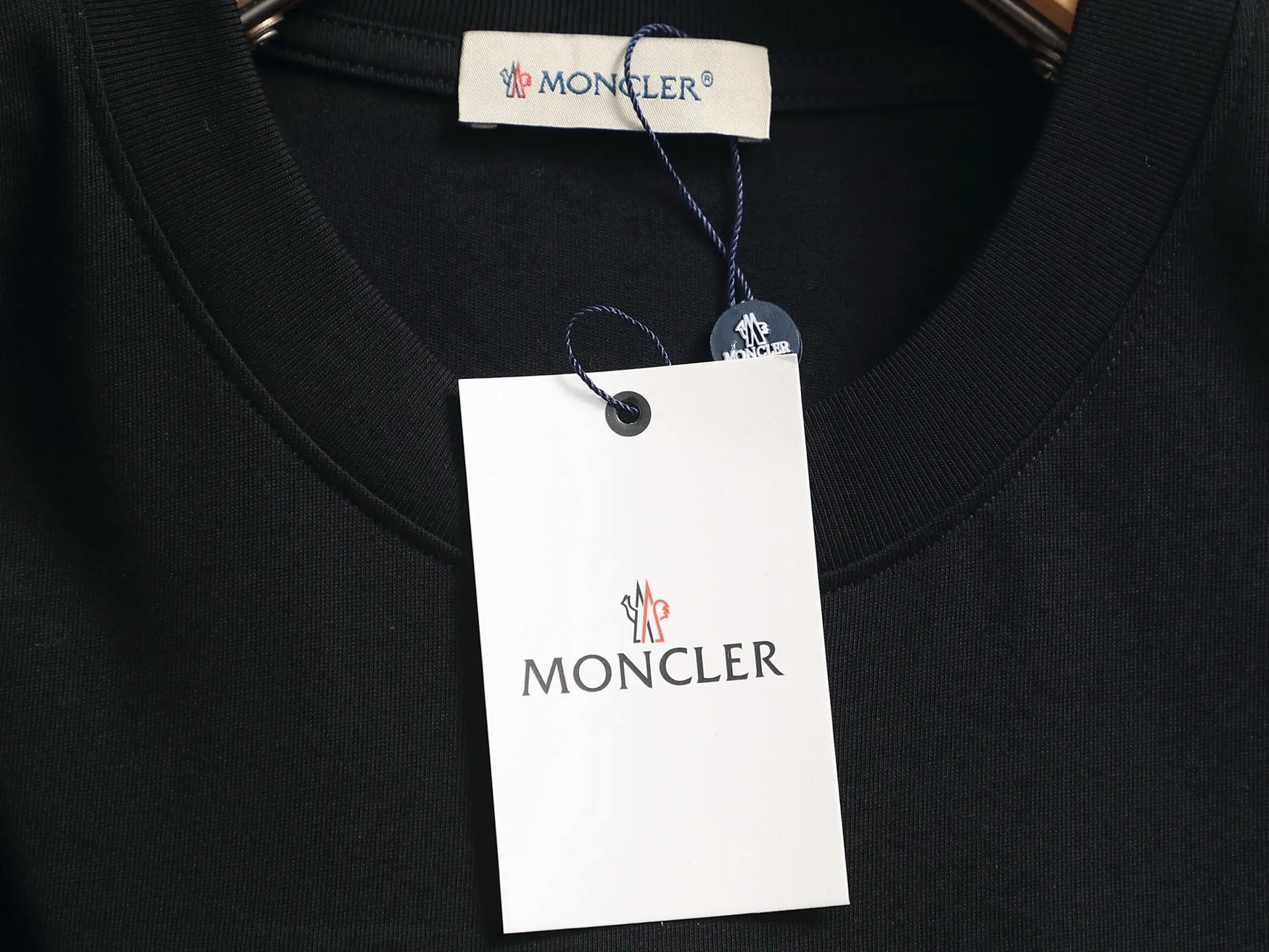 Logo Flocked Cotton T-Shirt D17514611 — view 6