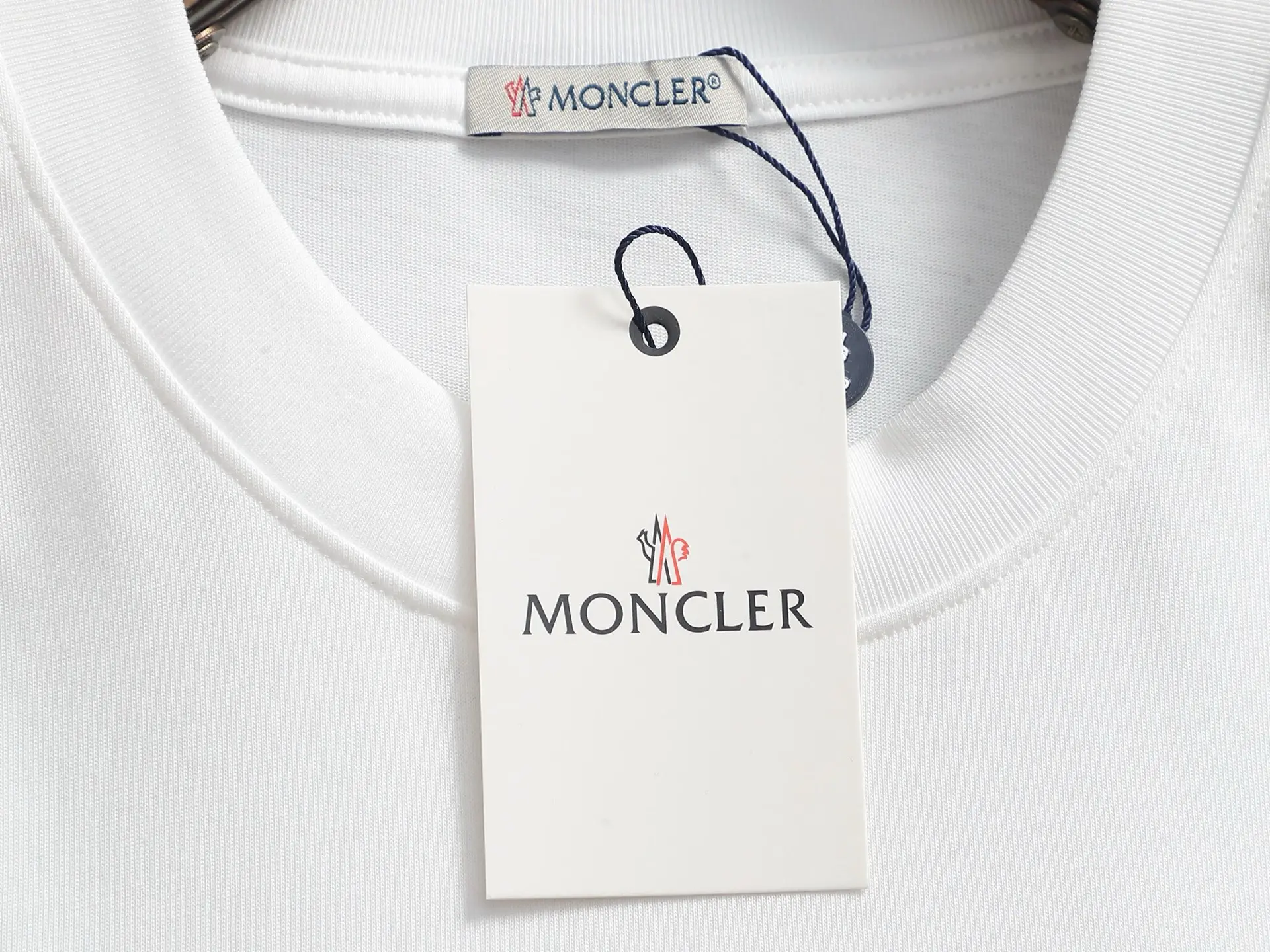 Logo Flocked Cotton T-Shirt D17514610 — view 6