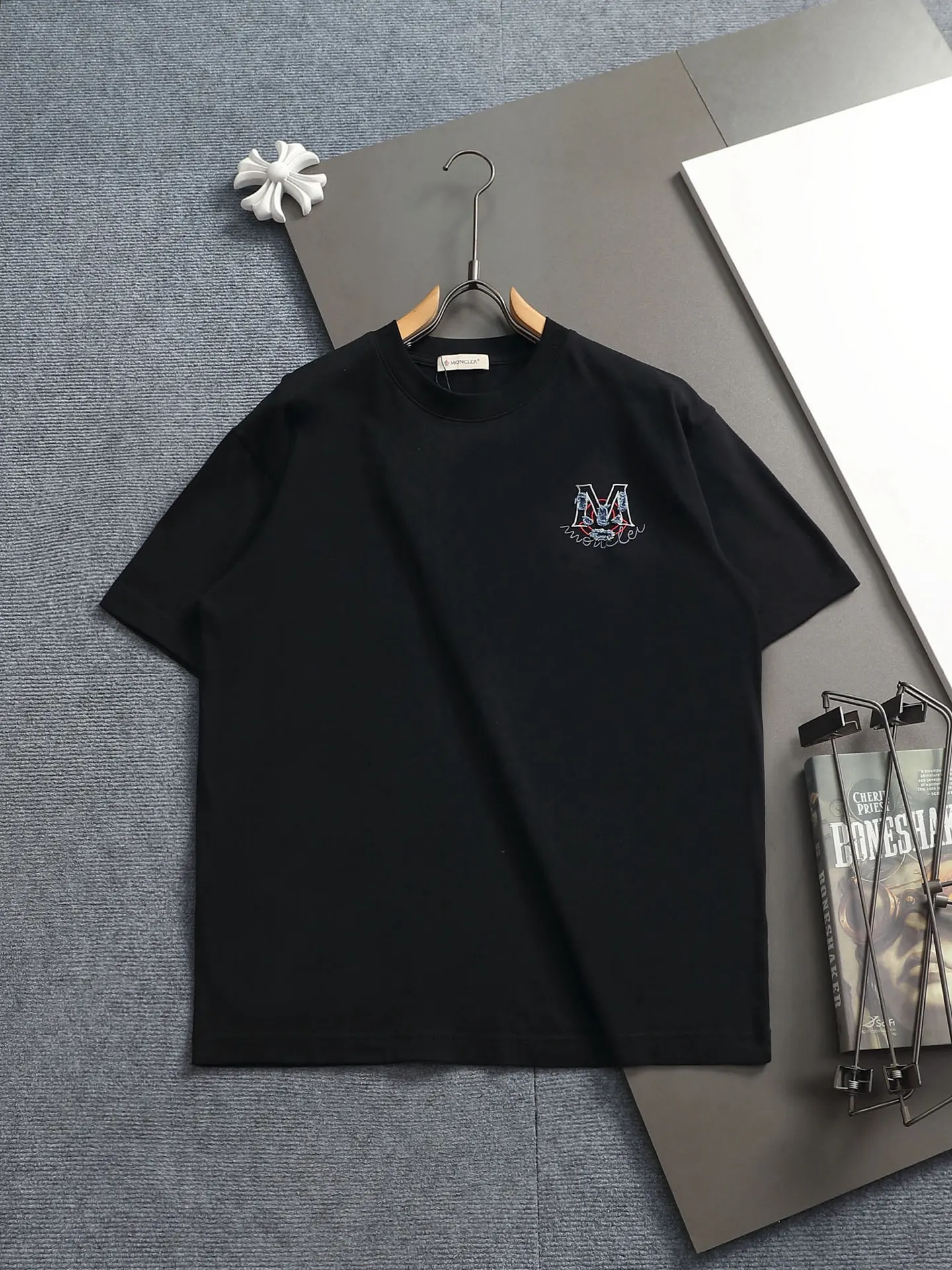 Logo-Embroidered Cotton-Jersey T-Shirt D17514595