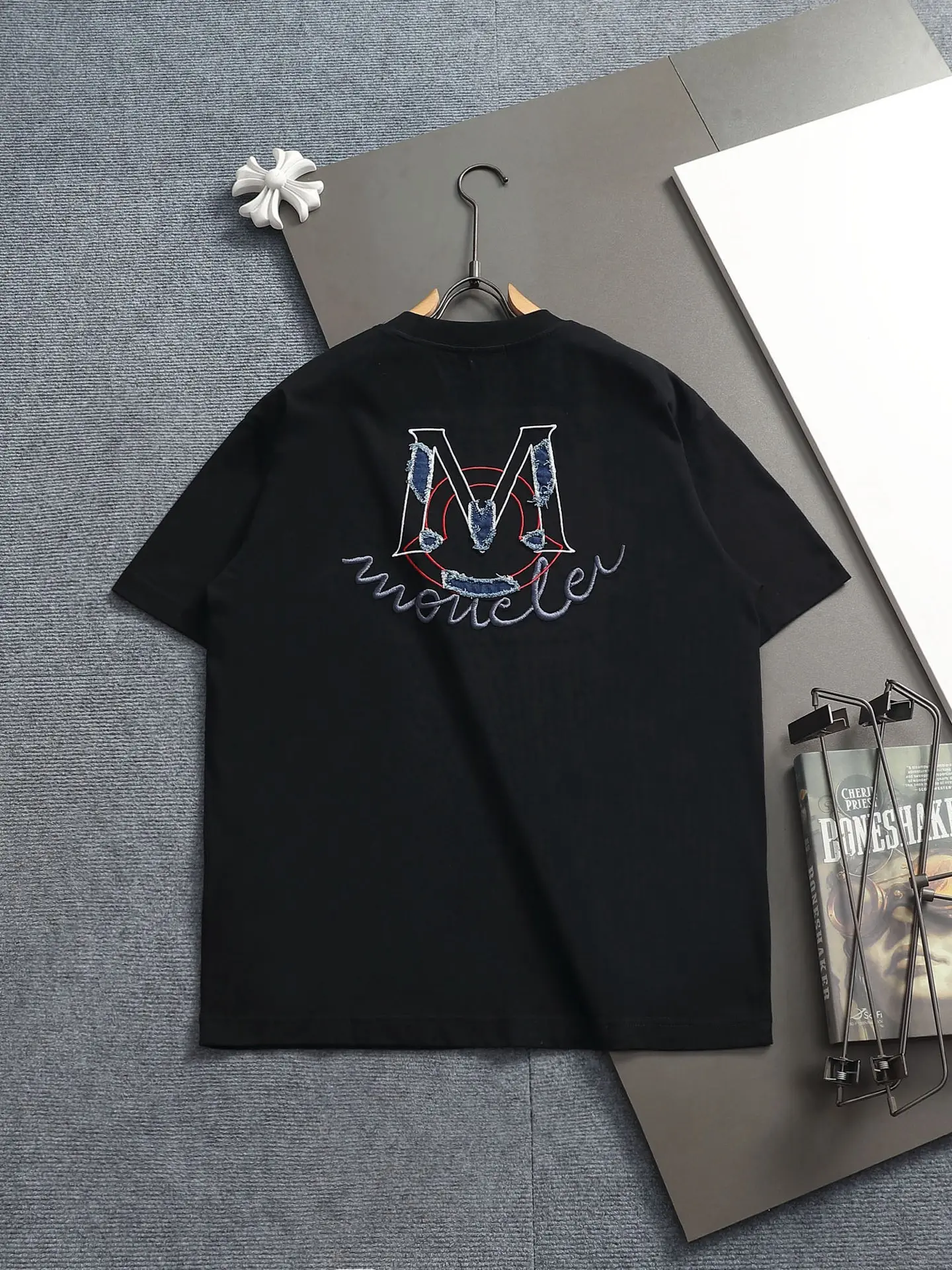 Logo-Embroidered Cotton-Jersey T-Shirt D17514595 — view 2
