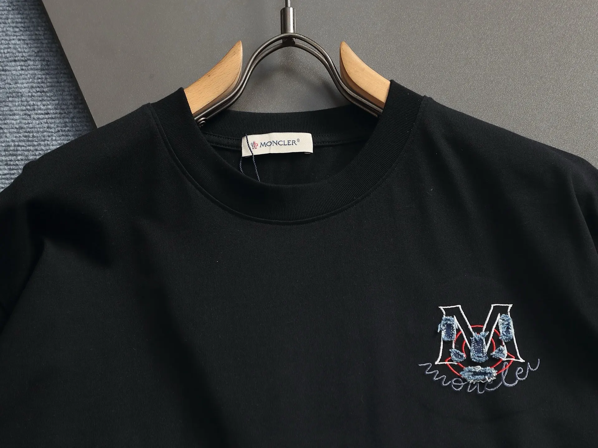 Logo-Embroidered Cotton-Jersey T-Shirt D17514595 — view 3