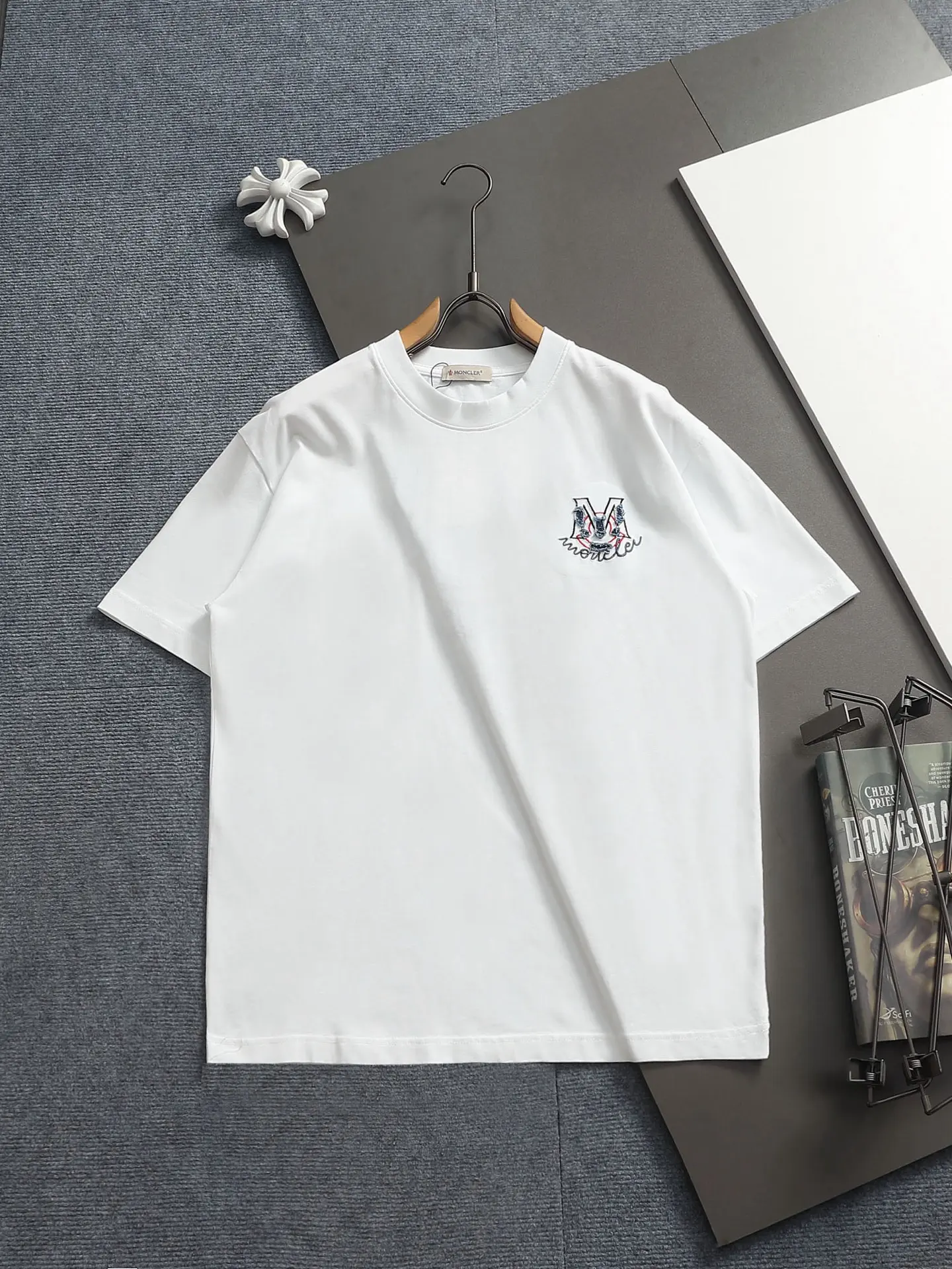 Logo-Embroidered Cotton-Jersey T-Shirt D17514593