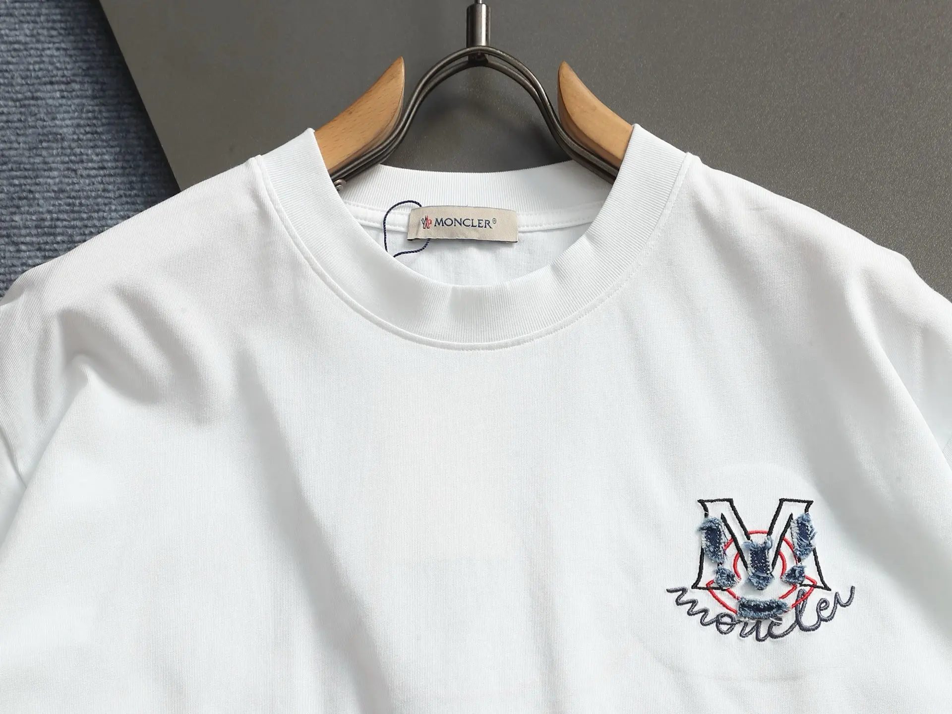 Logo-Embroidered Cotton-Jersey T-Shirt D17514593 — view 3