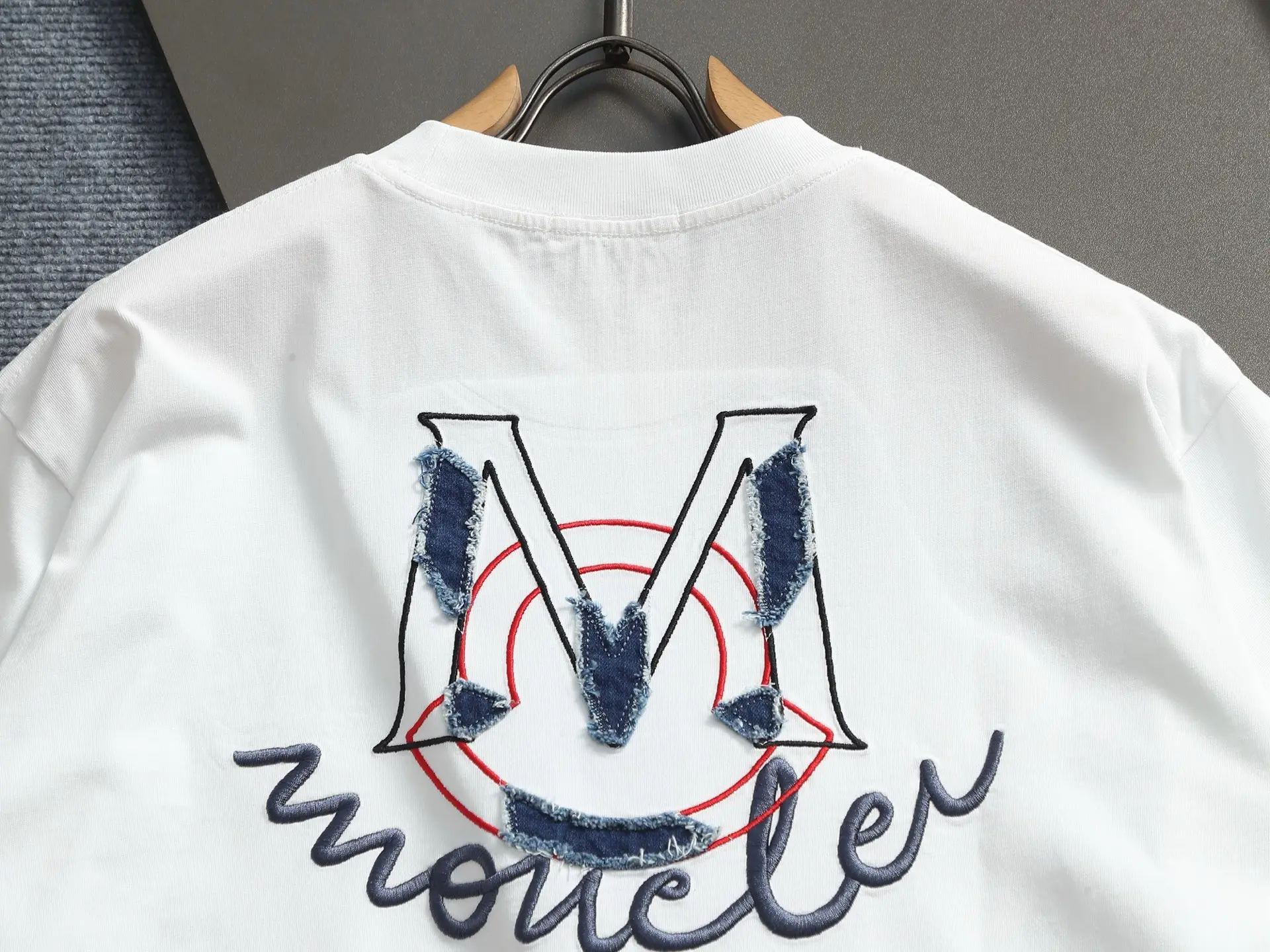 Logo-Embroidered Cotton-Jersey T-Shirt D17514593 — view 11