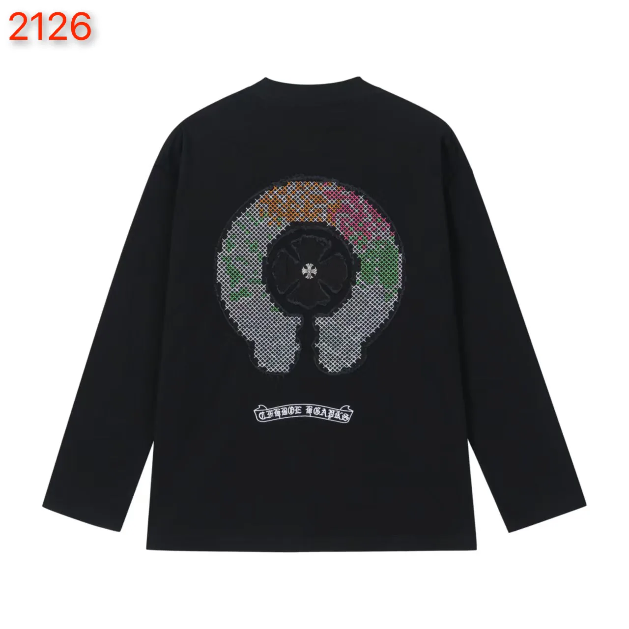 Embroidered Patch Long-Sleeve T-Shirt D17524905