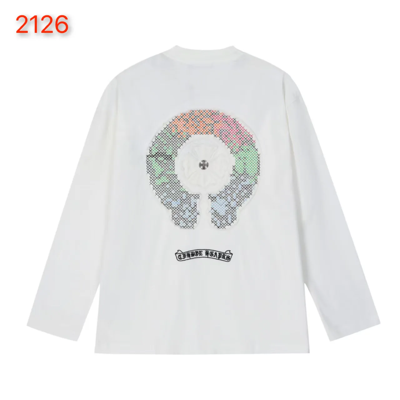 Embroidered Patch Long-Sleeve T-Shirt D17524904