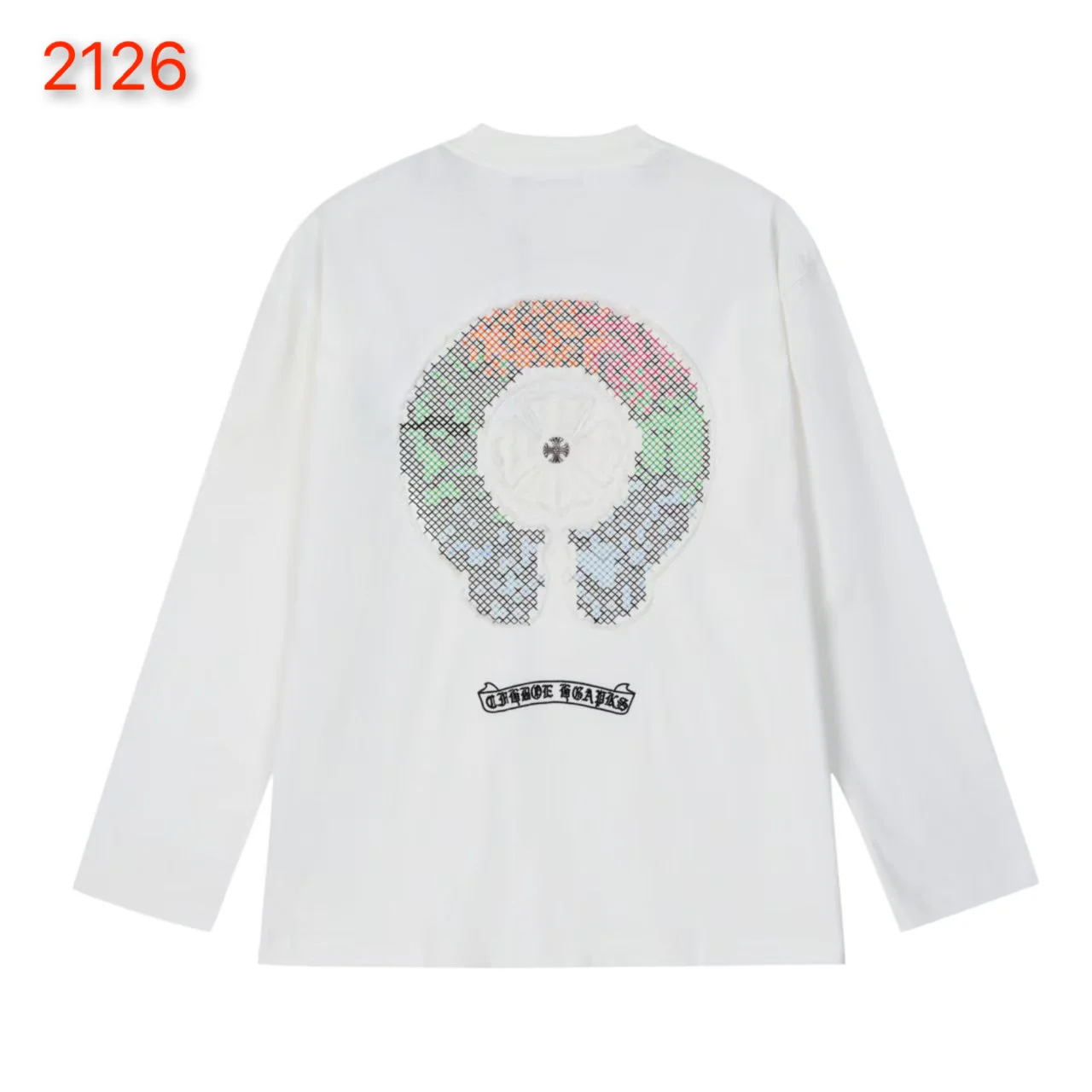 Embroidered Patch Long-Sleeve T-Shirt D17524904
