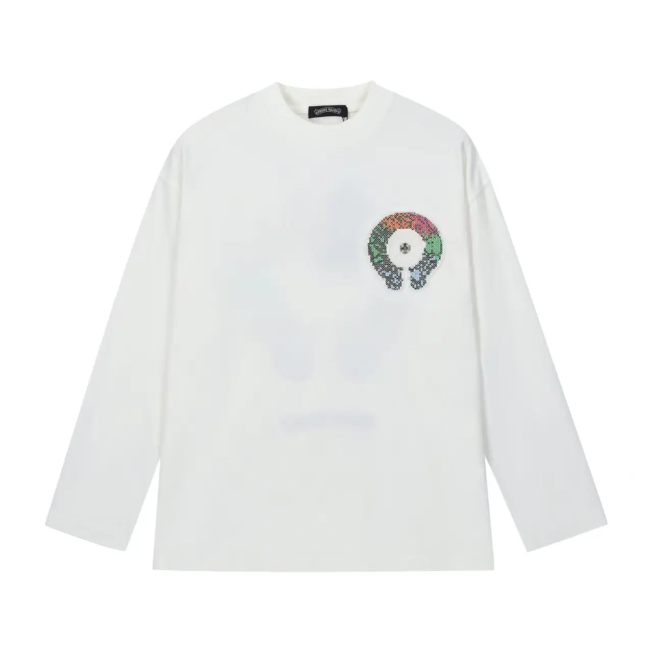Embroidered Patch Long-Sleeve T-Shirt D17524904 — view 2