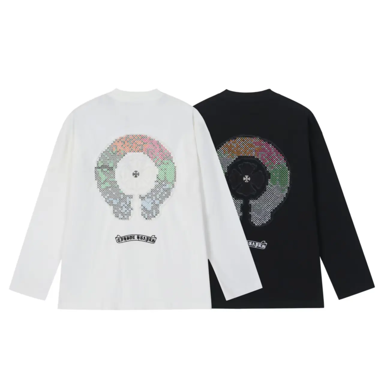 Embroidered Patch Long-Sleeve T-Shirt D17524904 — view 8