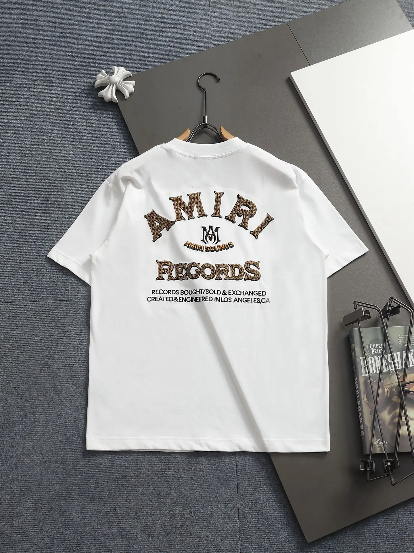 Amiri Sounds Logo Cotton T-Shirt D17514602 — view 2