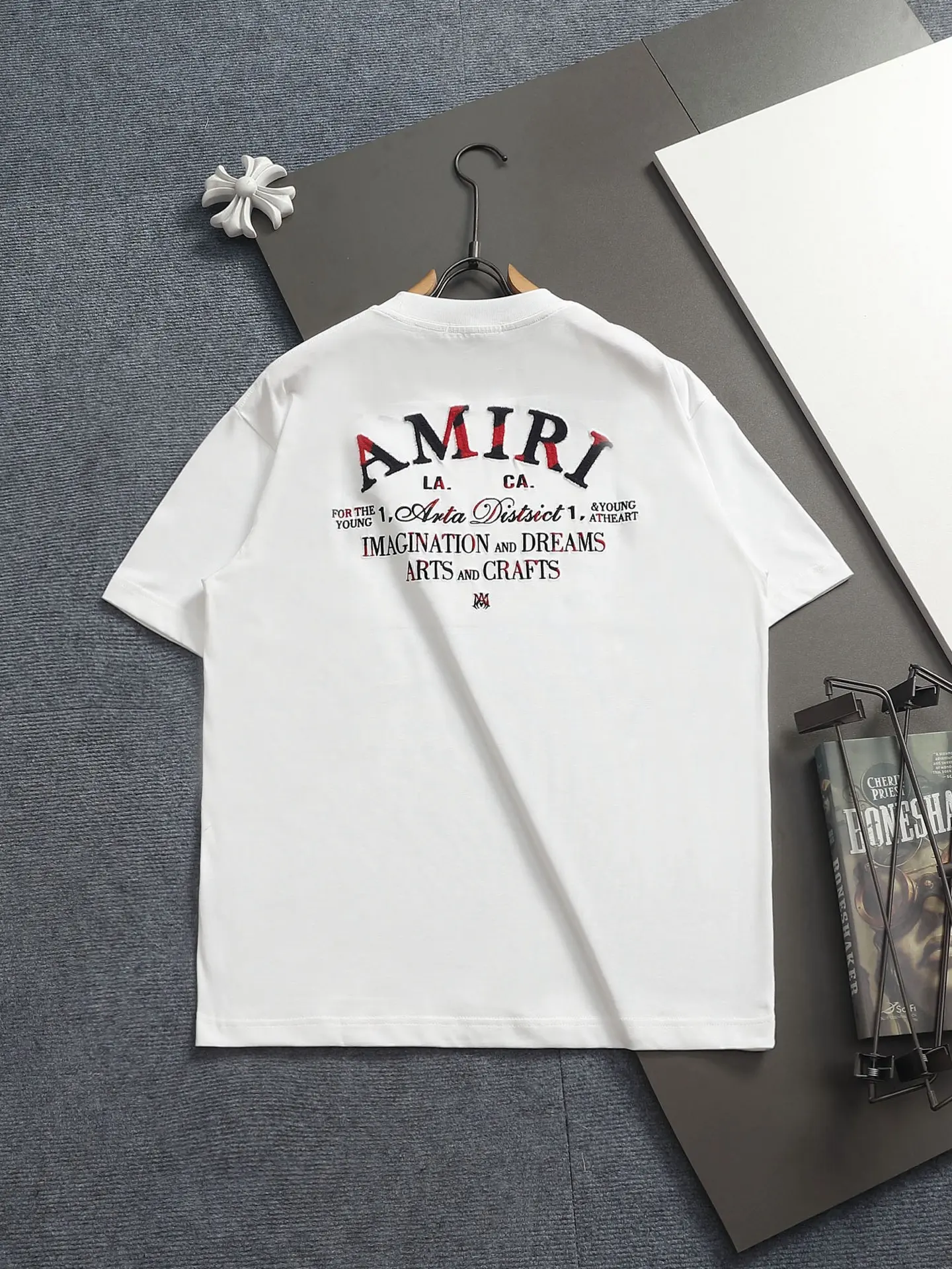 Logo-Flocked Cotton-Jersey T-Shirt D17514612 — view 2