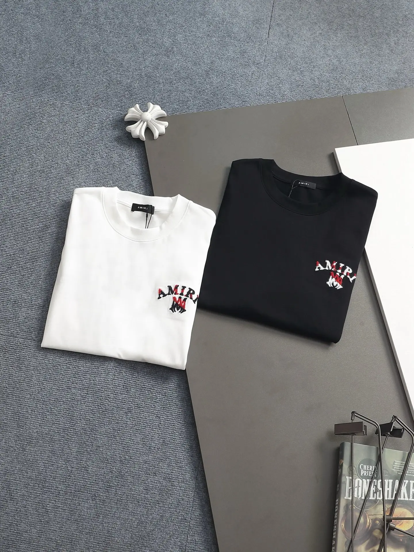 Logo-Flocked Cotton-Jersey T-Shirt D17514612 — view 12