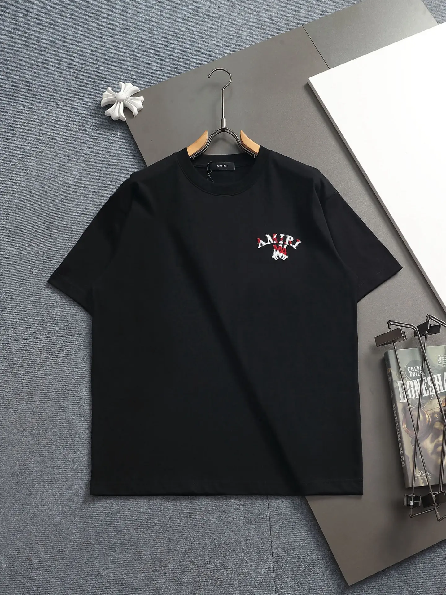 Logo-Flocked Cotton-Jersey T-Shirt D17514613