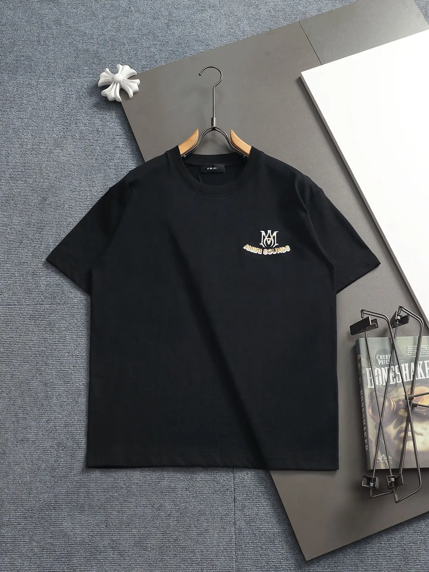 Amiri Sounds Logo Cotton T-Shirt D17514603