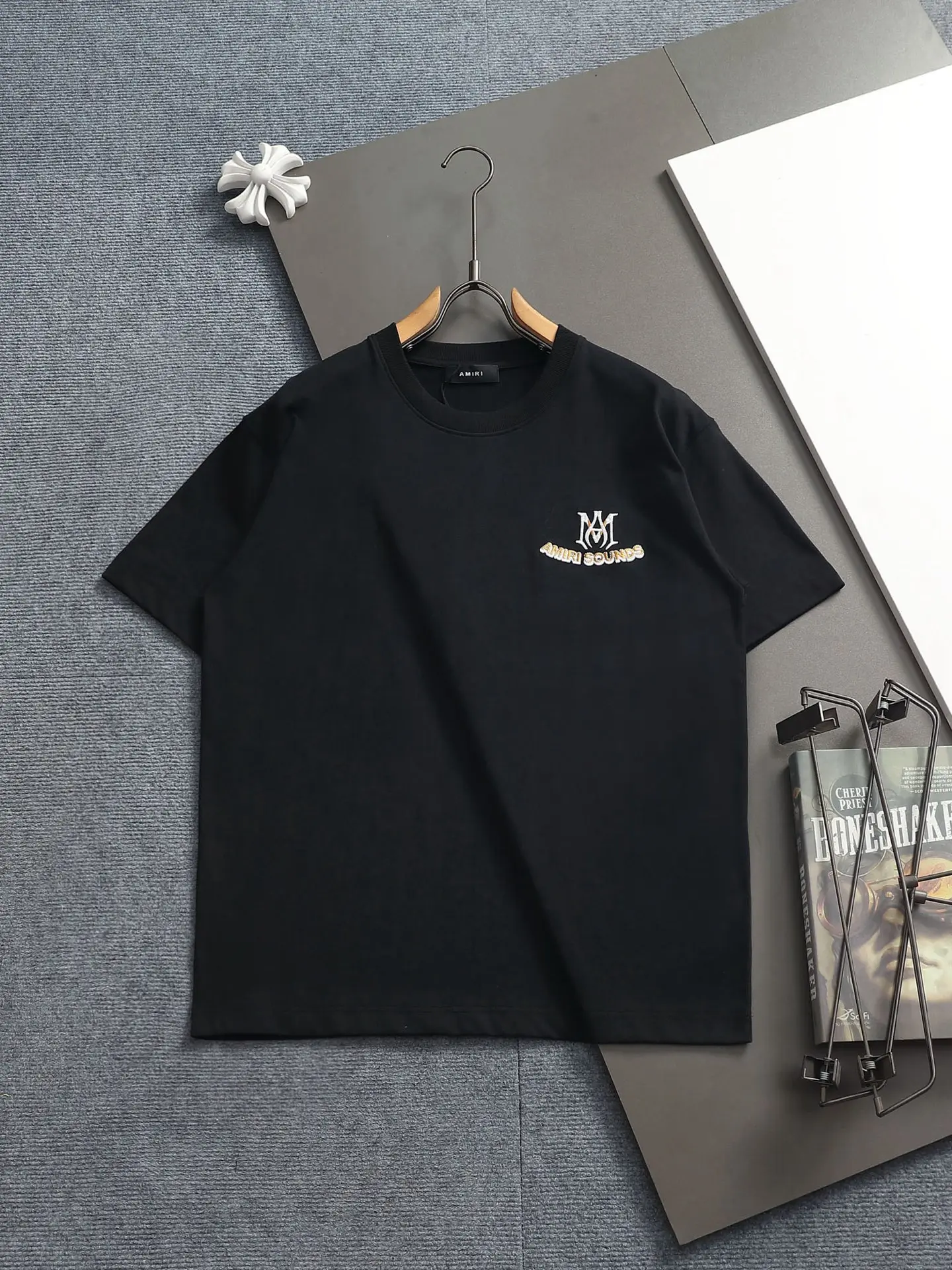 Amiri Sounds Logo Cotton T-Shirt D17514603