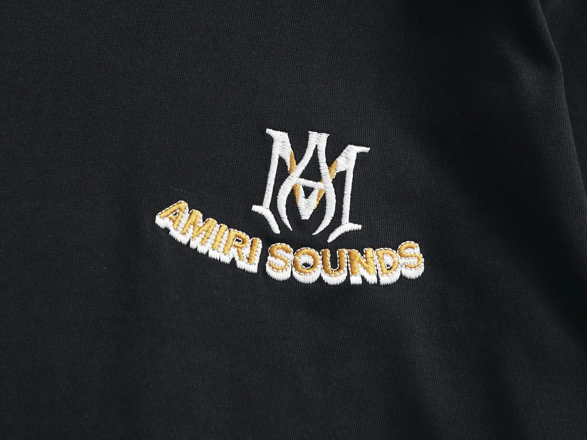 Amiri Sounds Logo Cotton T-Shirt D17514603 — view 5