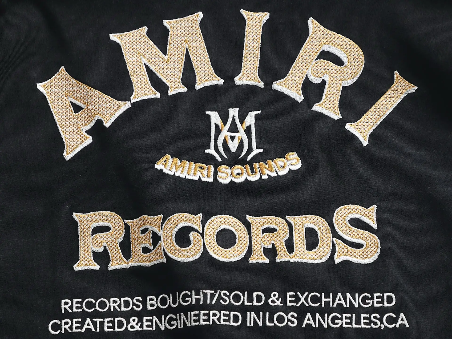 Amiri Sounds Logo Cotton T-Shirt D17514603 — view 10