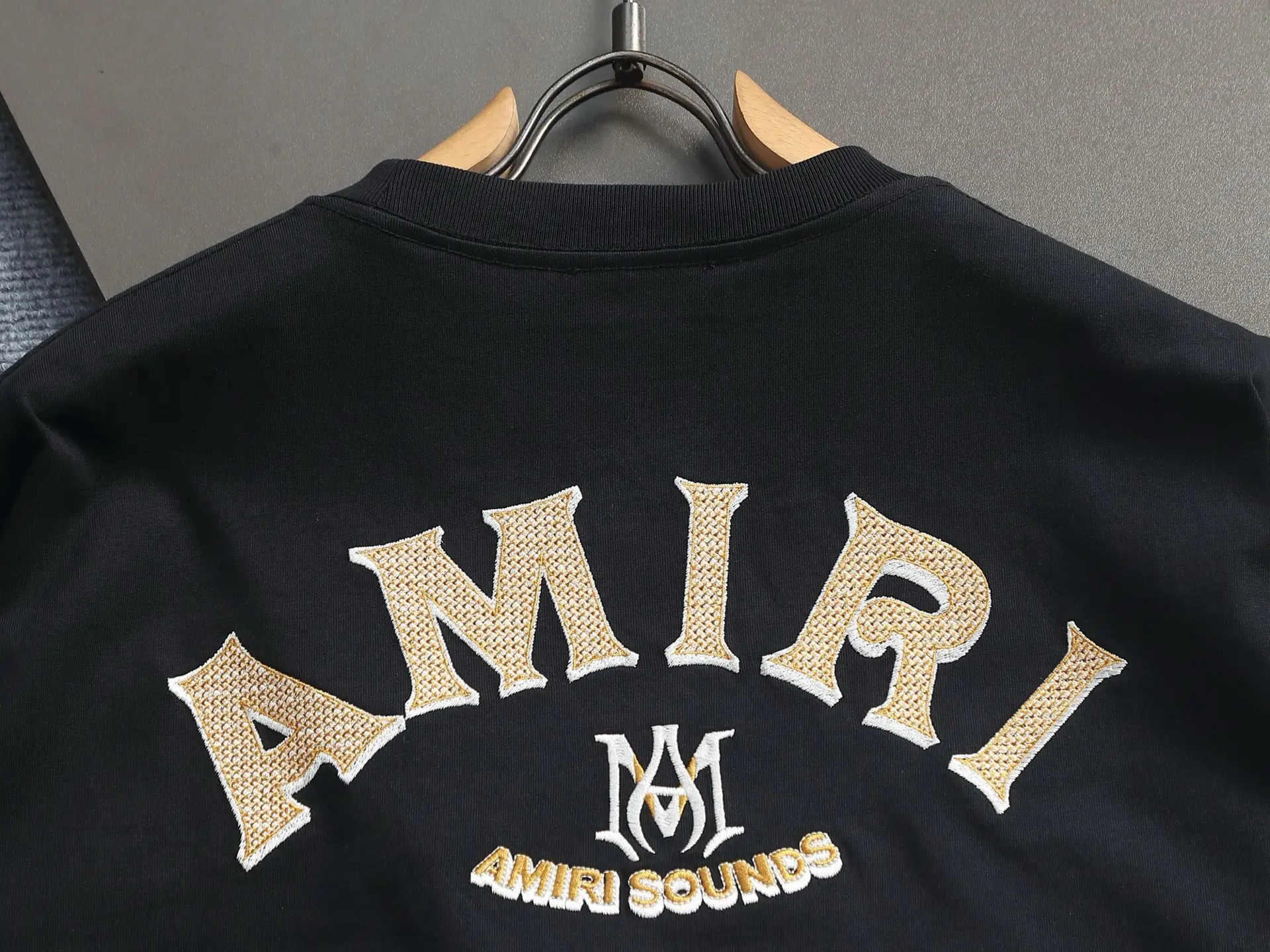 Amiri Sounds Logo Cotton T-Shirt D17514603 — view 11