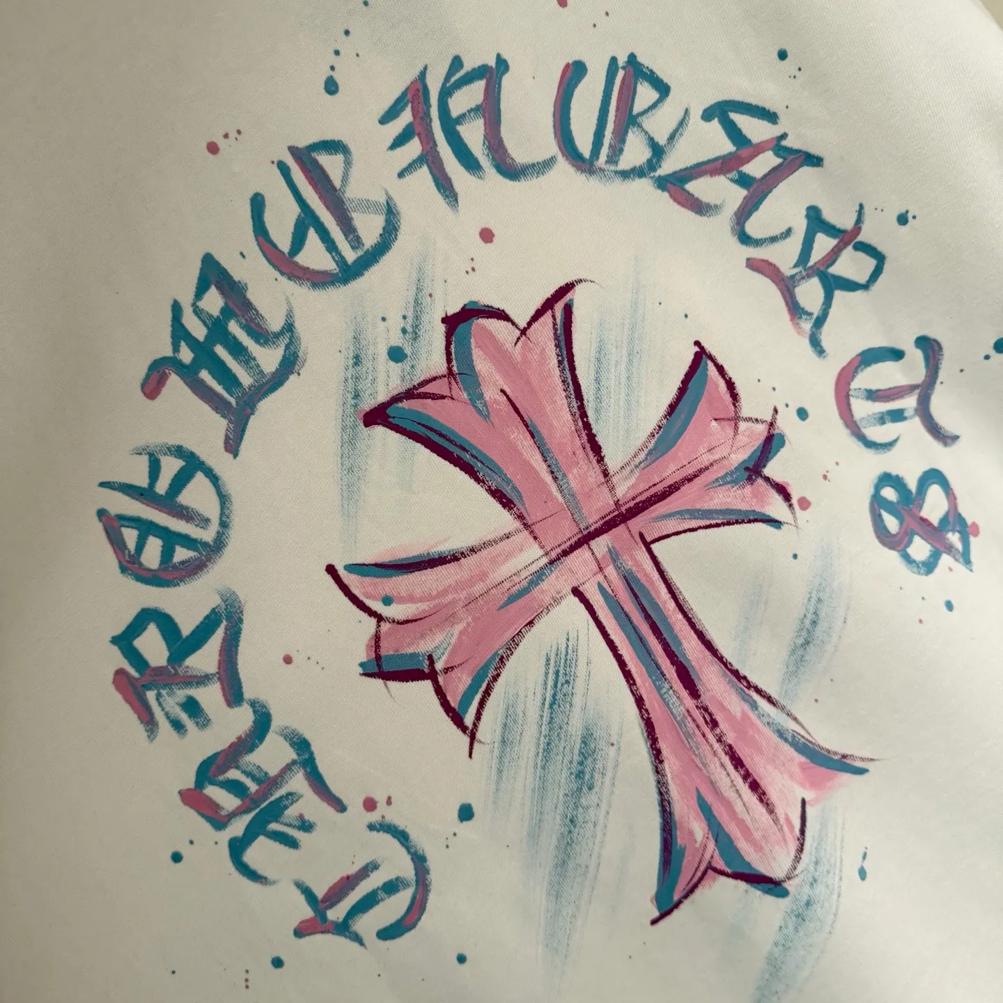 Hand-Painted Cross Logo Cotton T-Shirt D17519000 — view 7