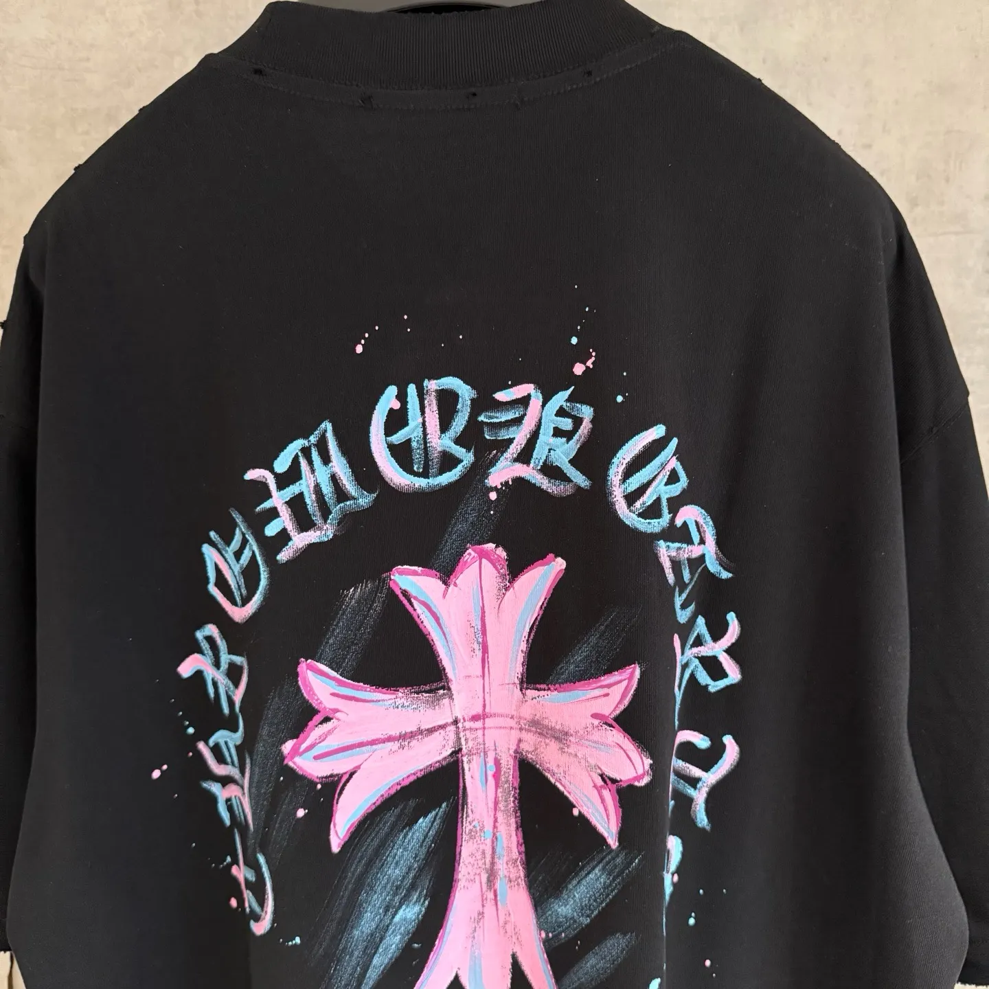 Hand-Painted Cross Logo T-Shirt D17519001 — view 4