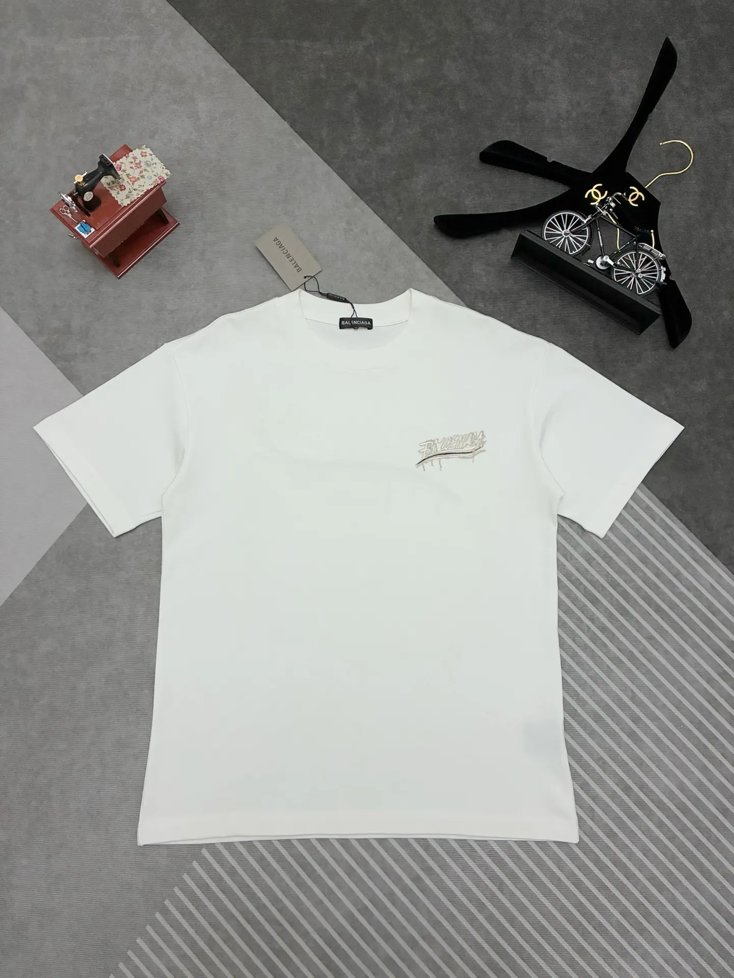 Logo Embroidered Oversized Cotton T-Shirt D17515312