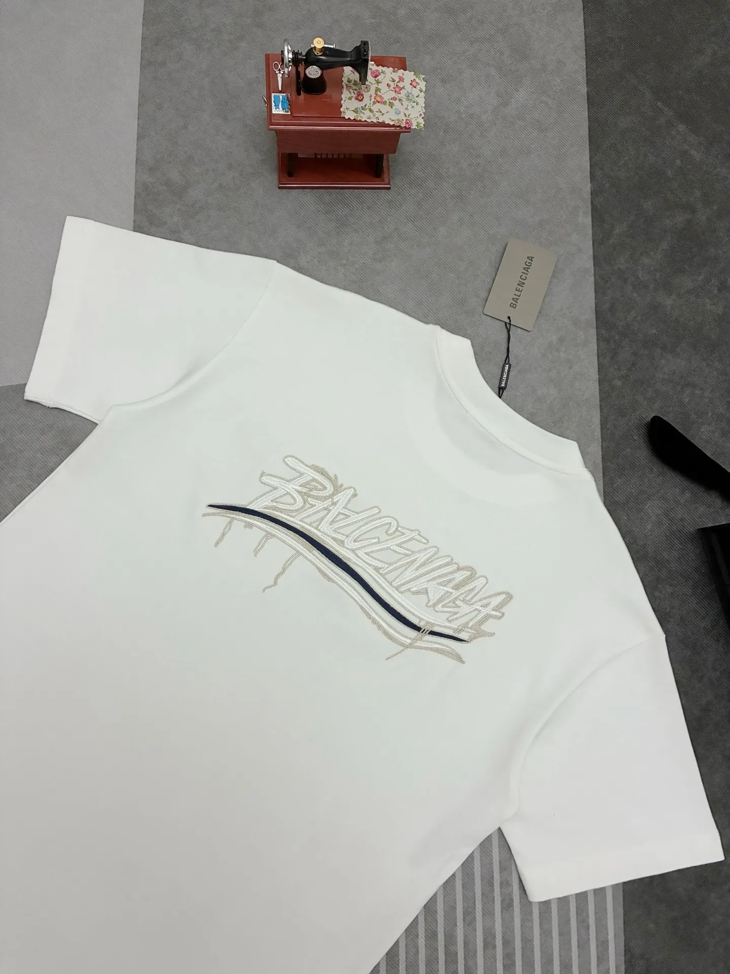 Logo Embroidered Oversized Cotton T-Shirt D17515312 — view 6