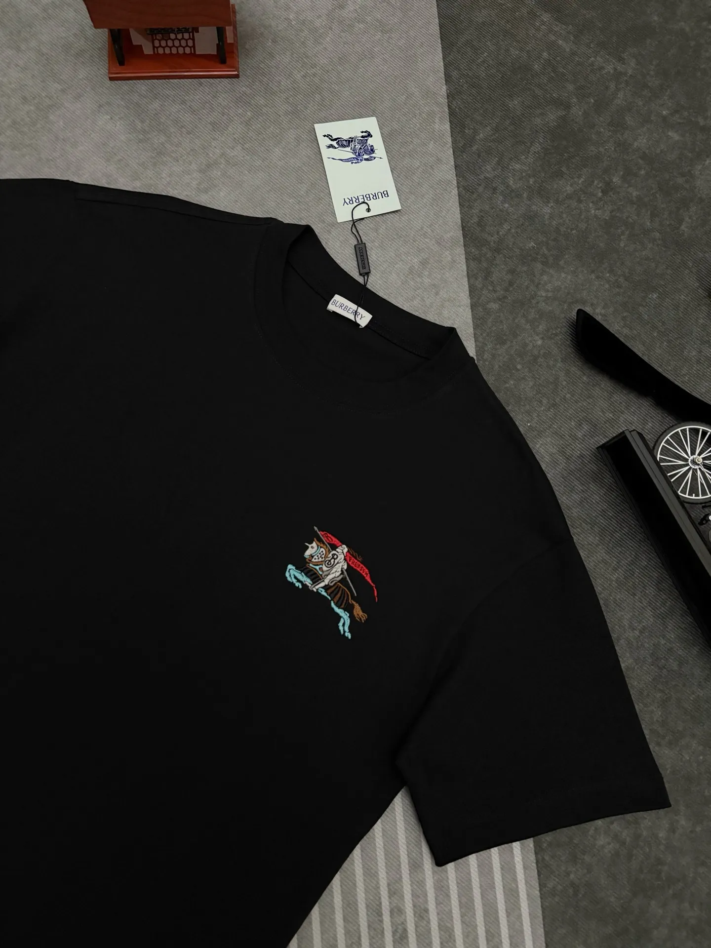 EKD Logo Embroidered Cotton T-Shirt D17515305 — view 3