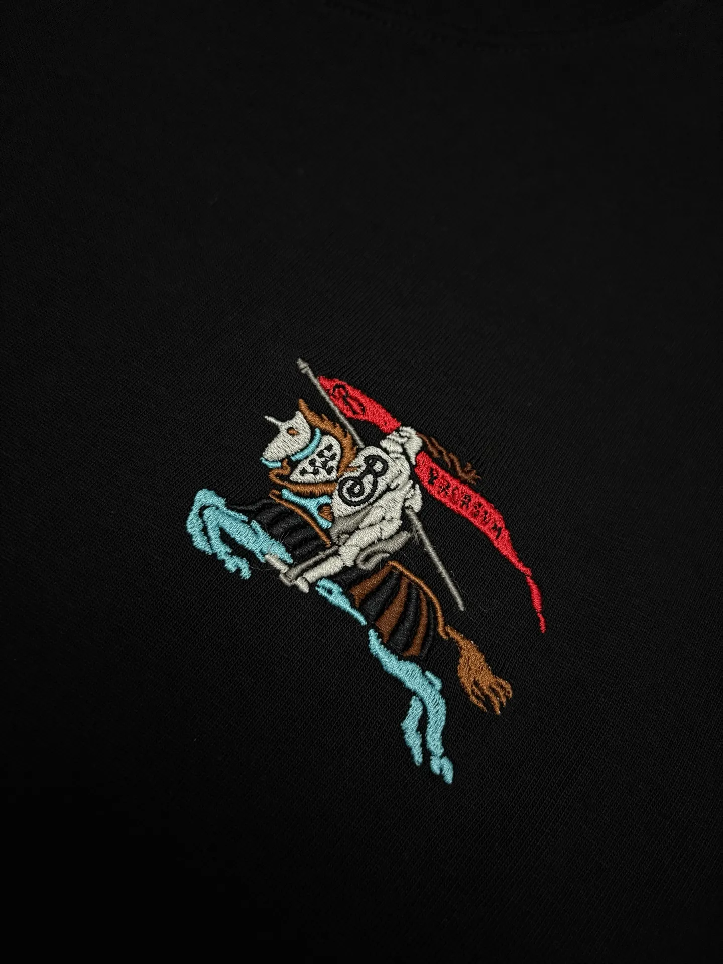 EKD Logo Embroidered Cotton T-Shirt D17515305 — view 5