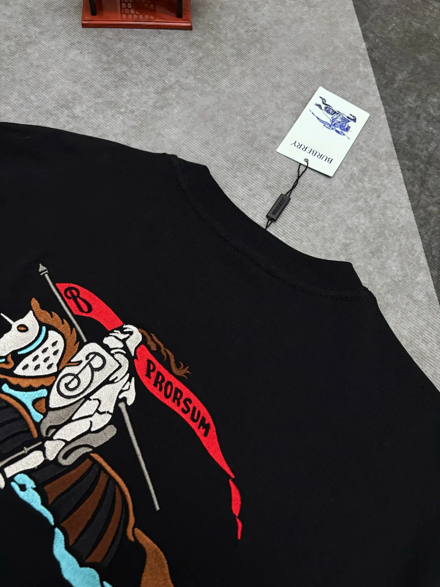 EKD Logo Embroidered Cotton T-Shirt D17515305 — view 9