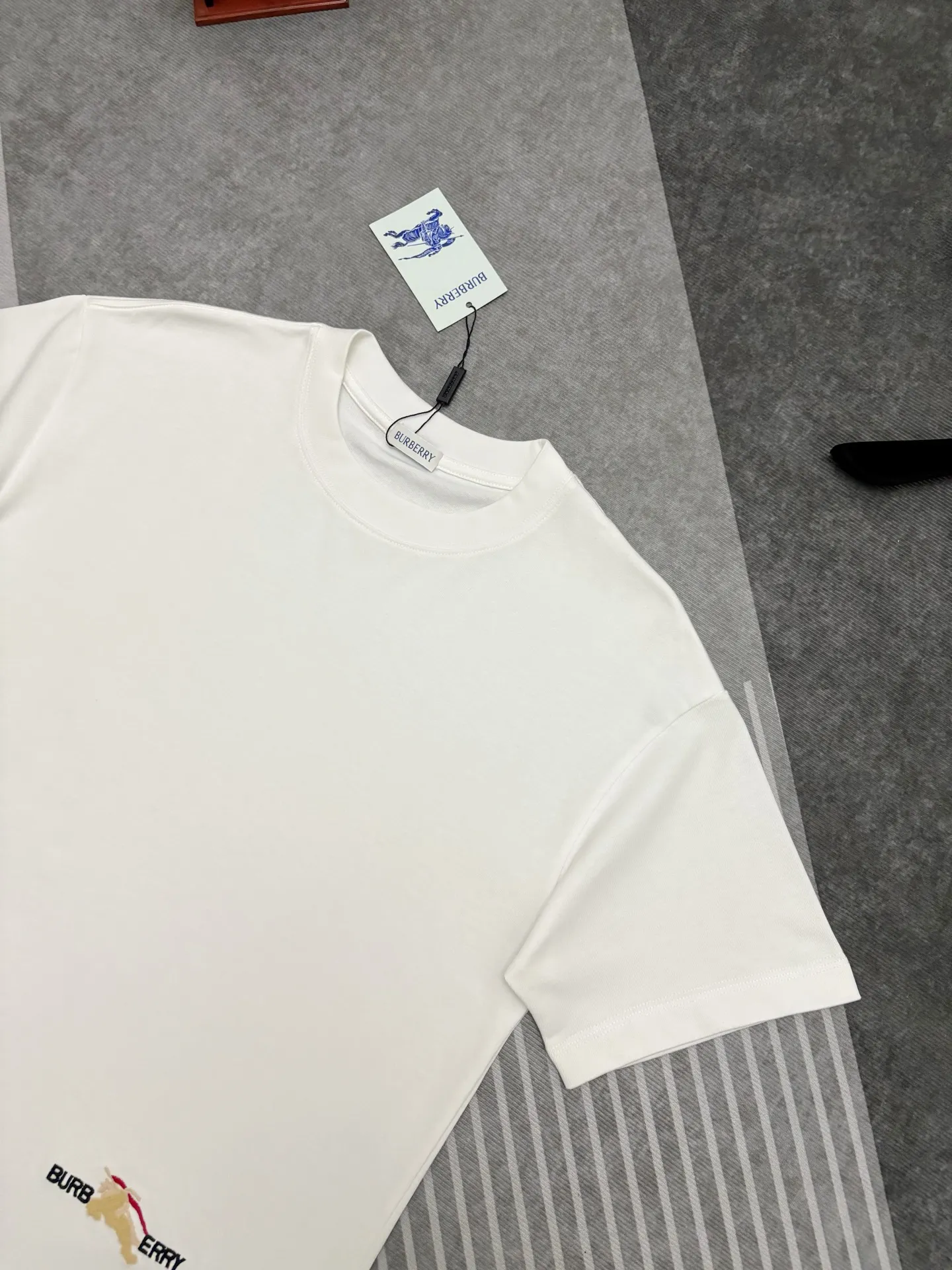 Embroidered Logo Cotton T-Shirt D17515291 — view 3