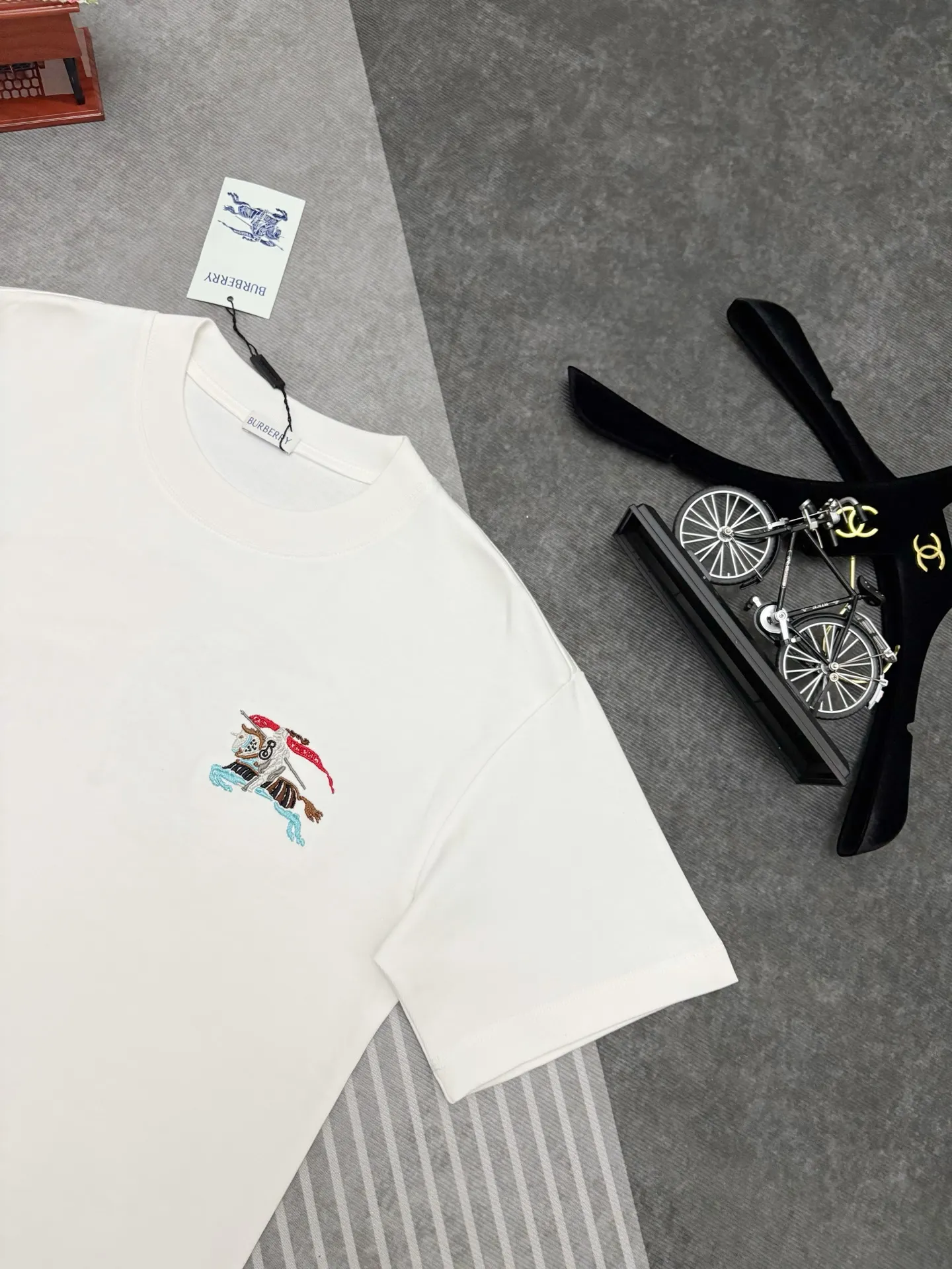 Embroidered Logo Cotton T-Shirt D17515306 — view 5
