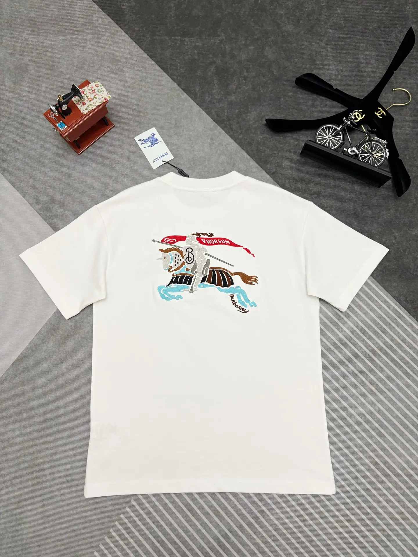 Embroidered Logo Cotton T-Shirt D17515306 — view 6