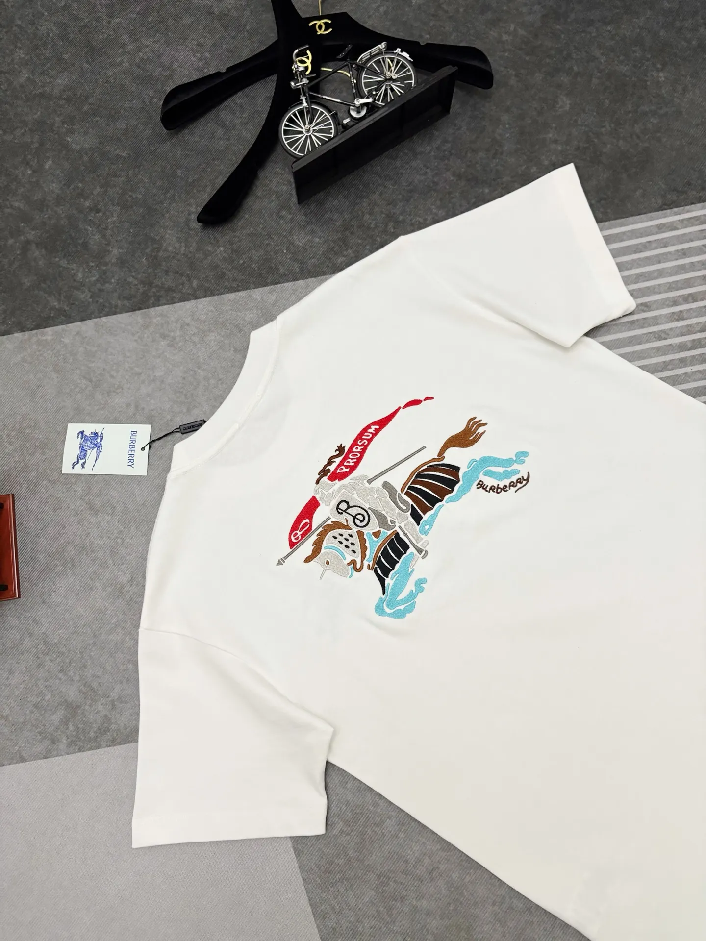 Embroidered Logo Cotton T-Shirt D17515306 — view 7