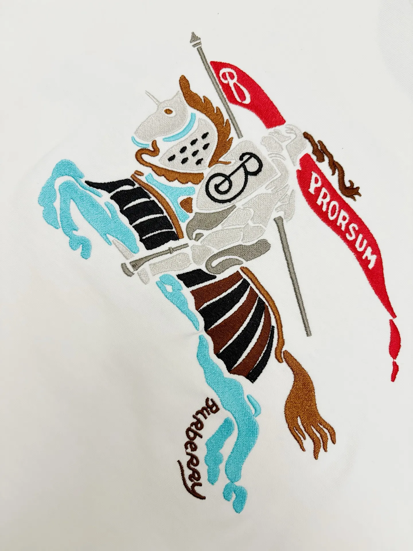 Embroidered Logo Cotton T-Shirt D17515306 — view 8