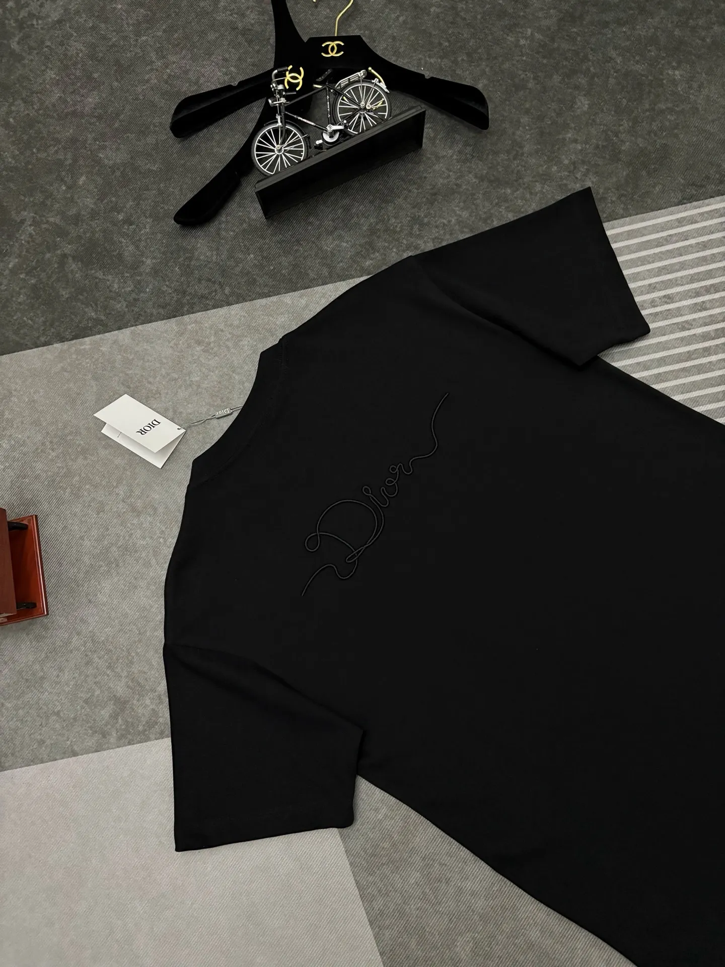Embroidered Logo Cotton T-Shirt D17515283 — view 7