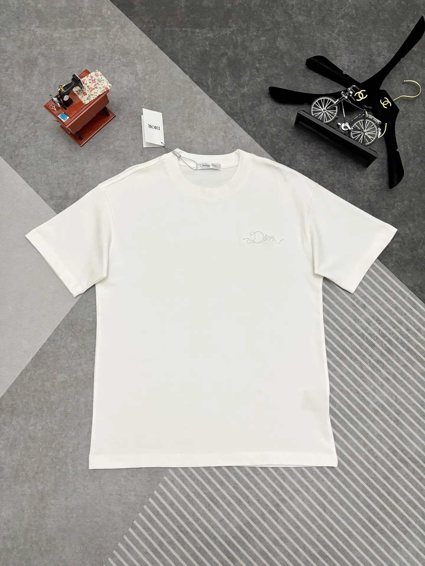 Logo Embroidered Cotton T-Shirt D17515284